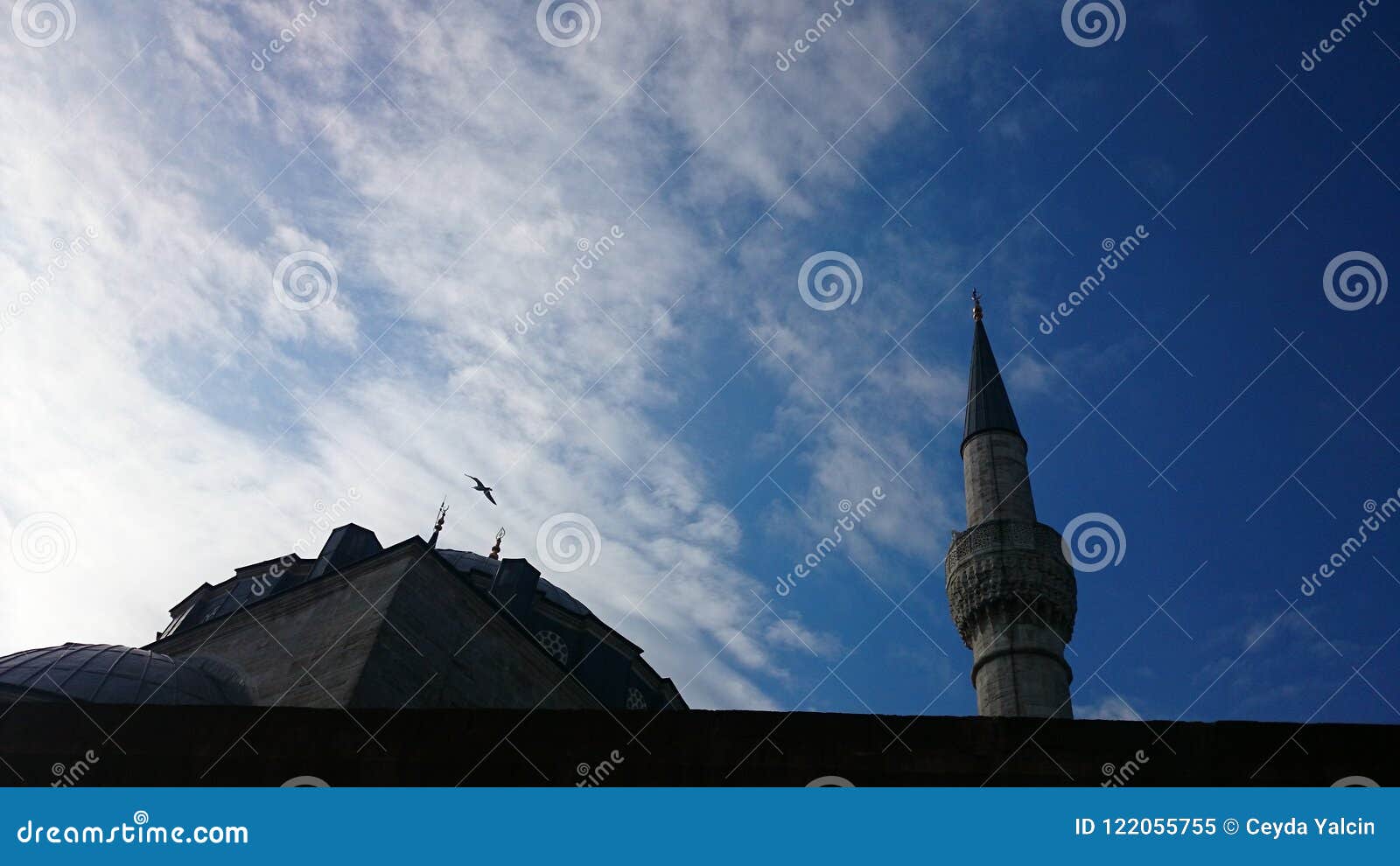 skie and mosque