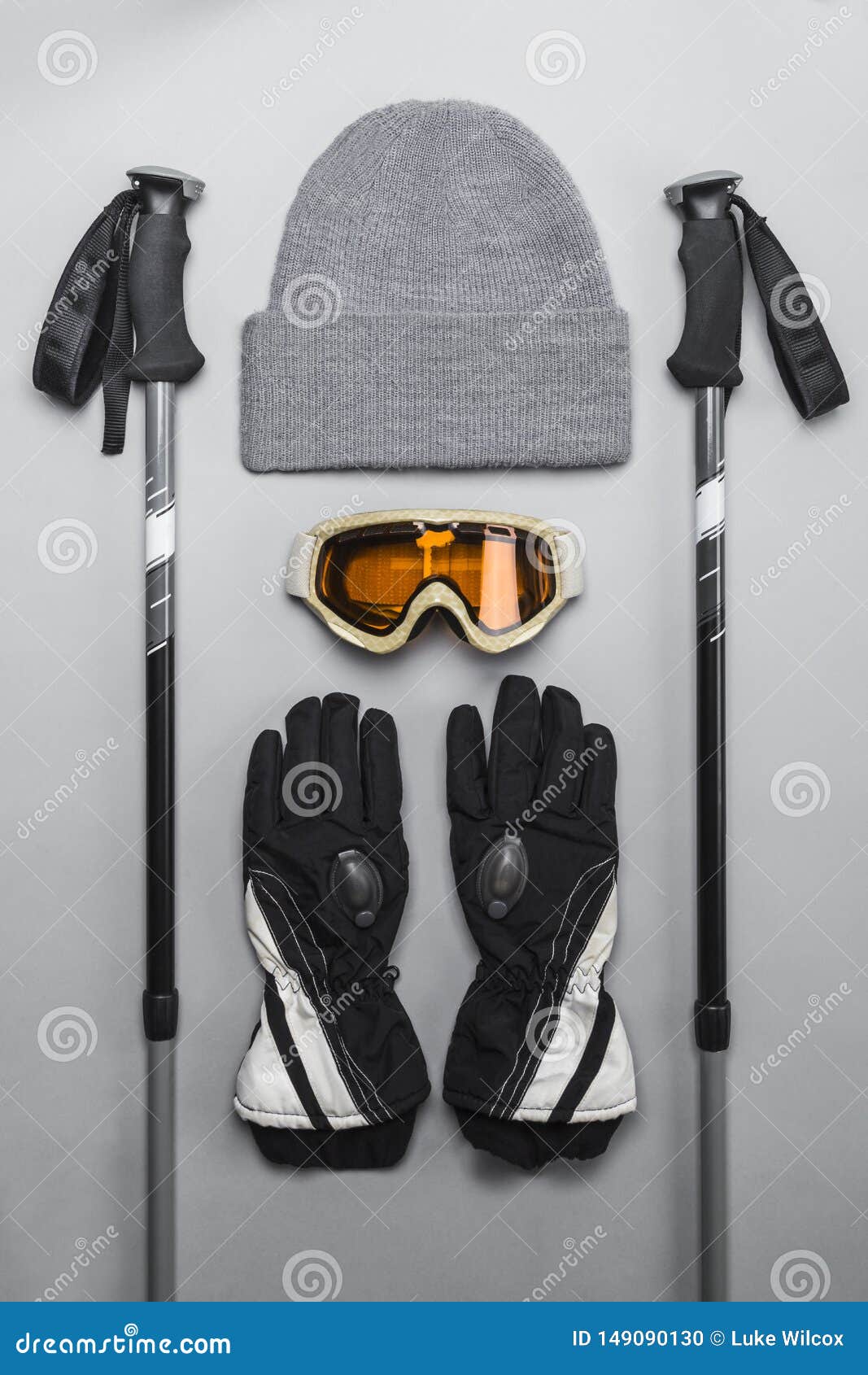 Skiing clothes and gear stock photo. Image of skier - 149090130