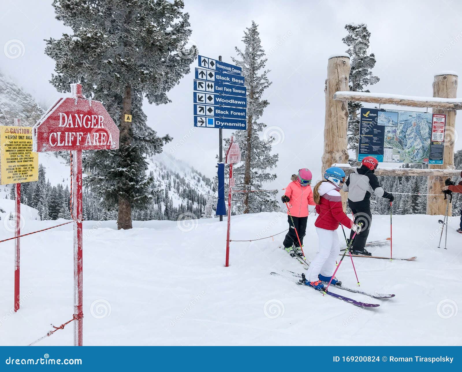 Skiing Scene at Solitude Ski Resort Editorial Stock Image - Image of 