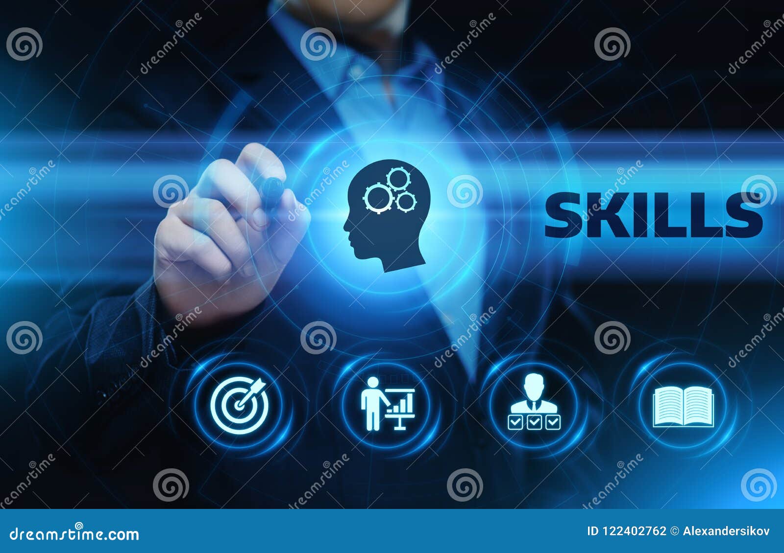 skill knowledge ability business internet technology concept