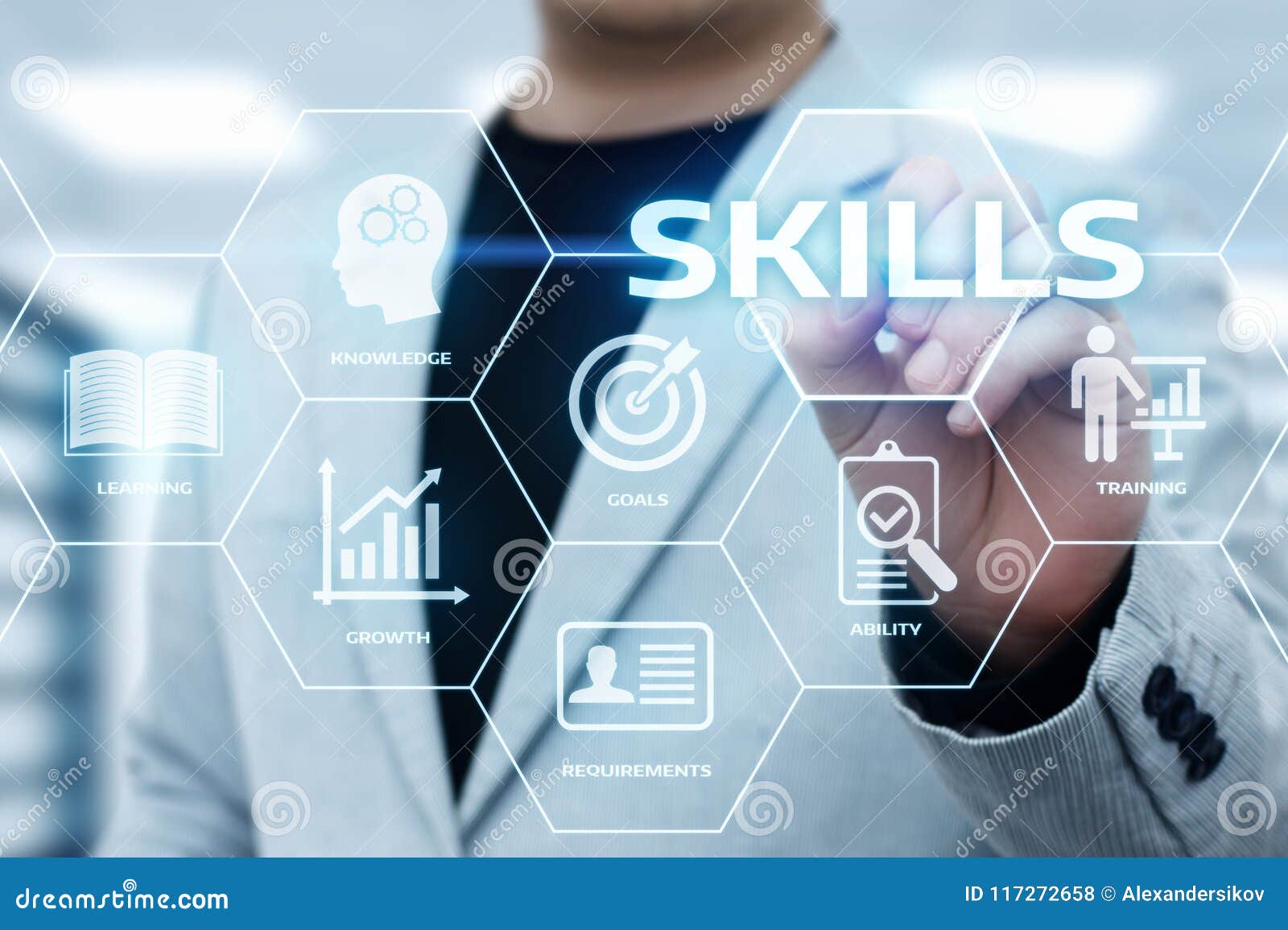 skill knowledge ability business internet technology concept