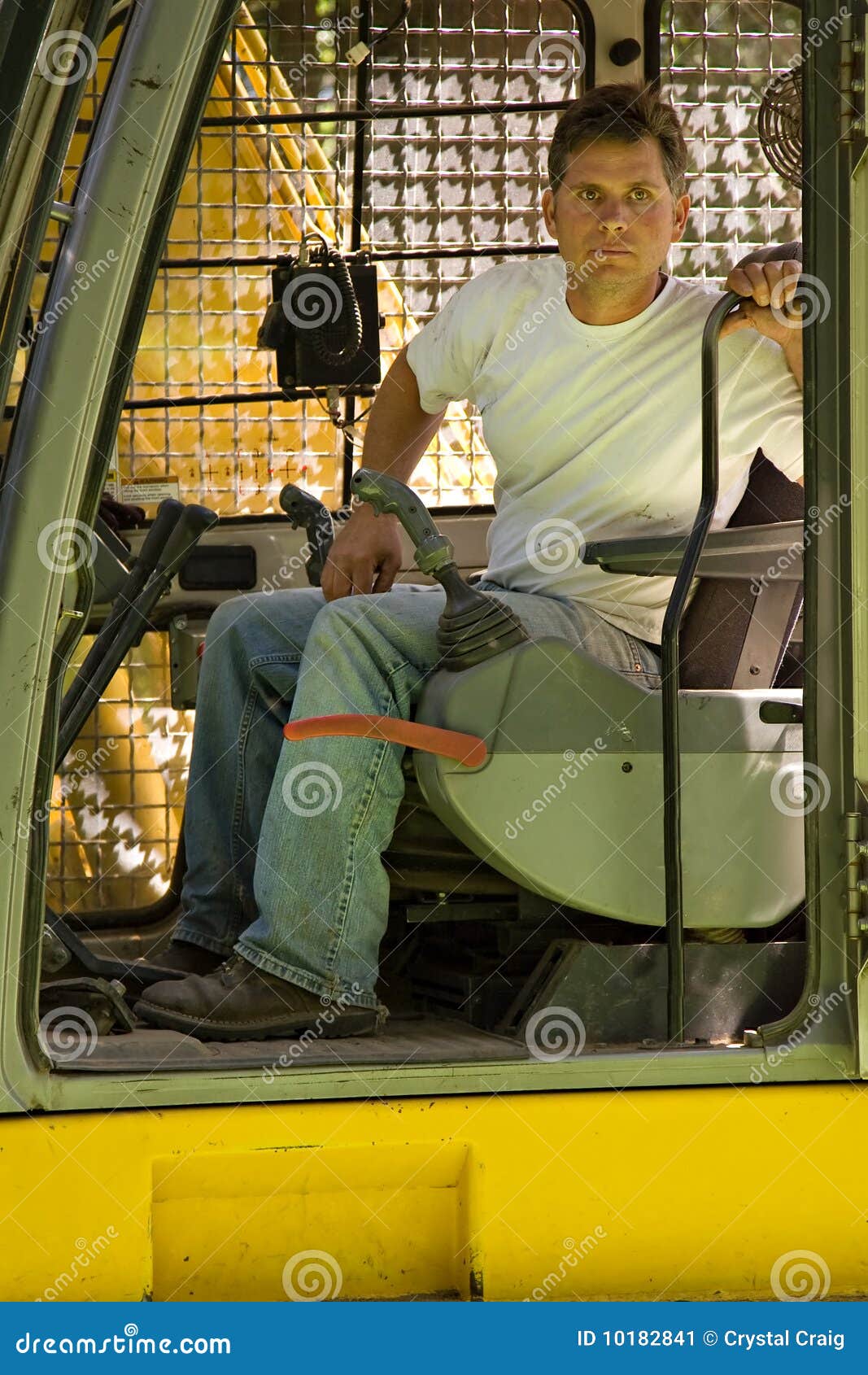 skilled excavator operator