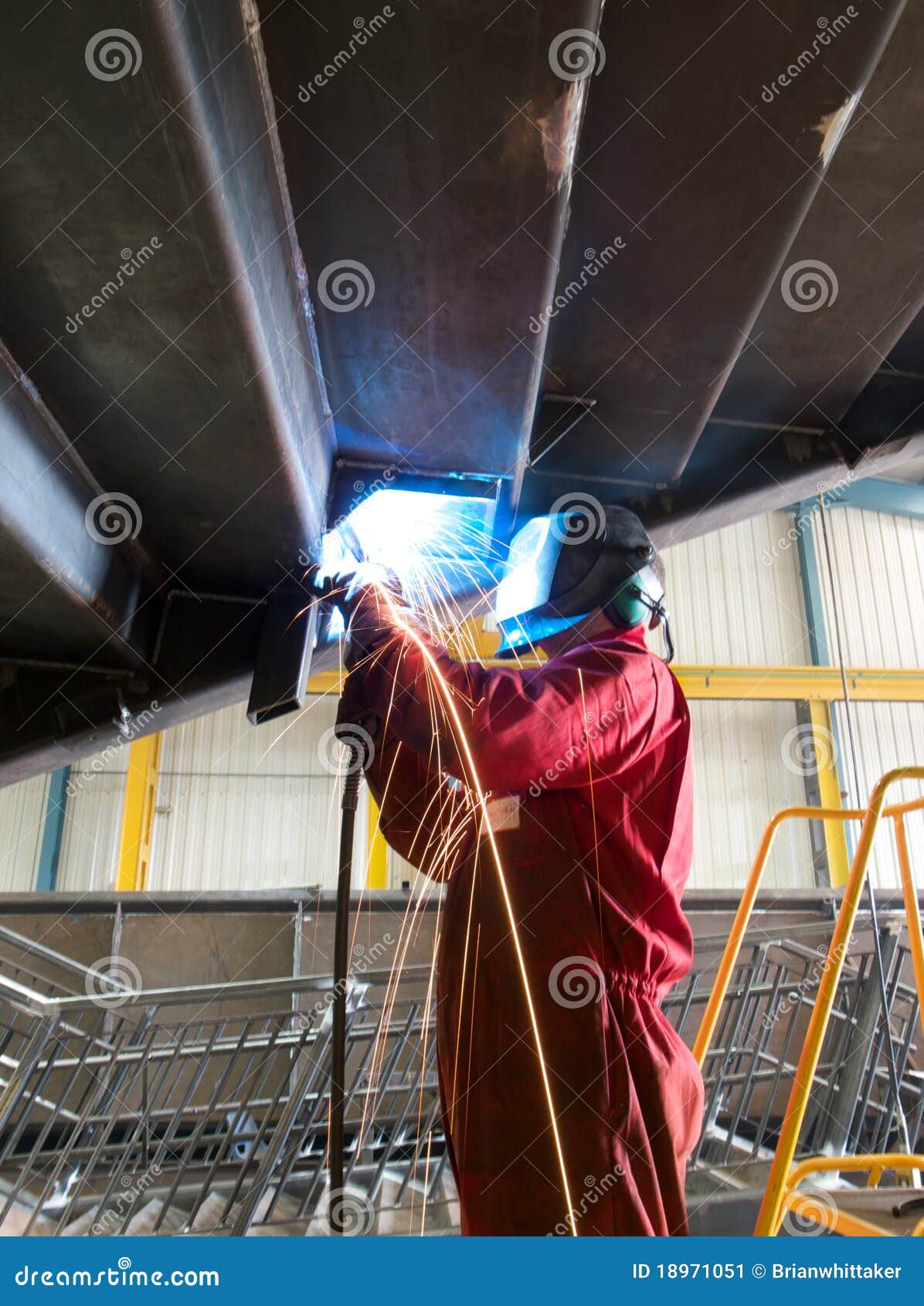 skilled welder