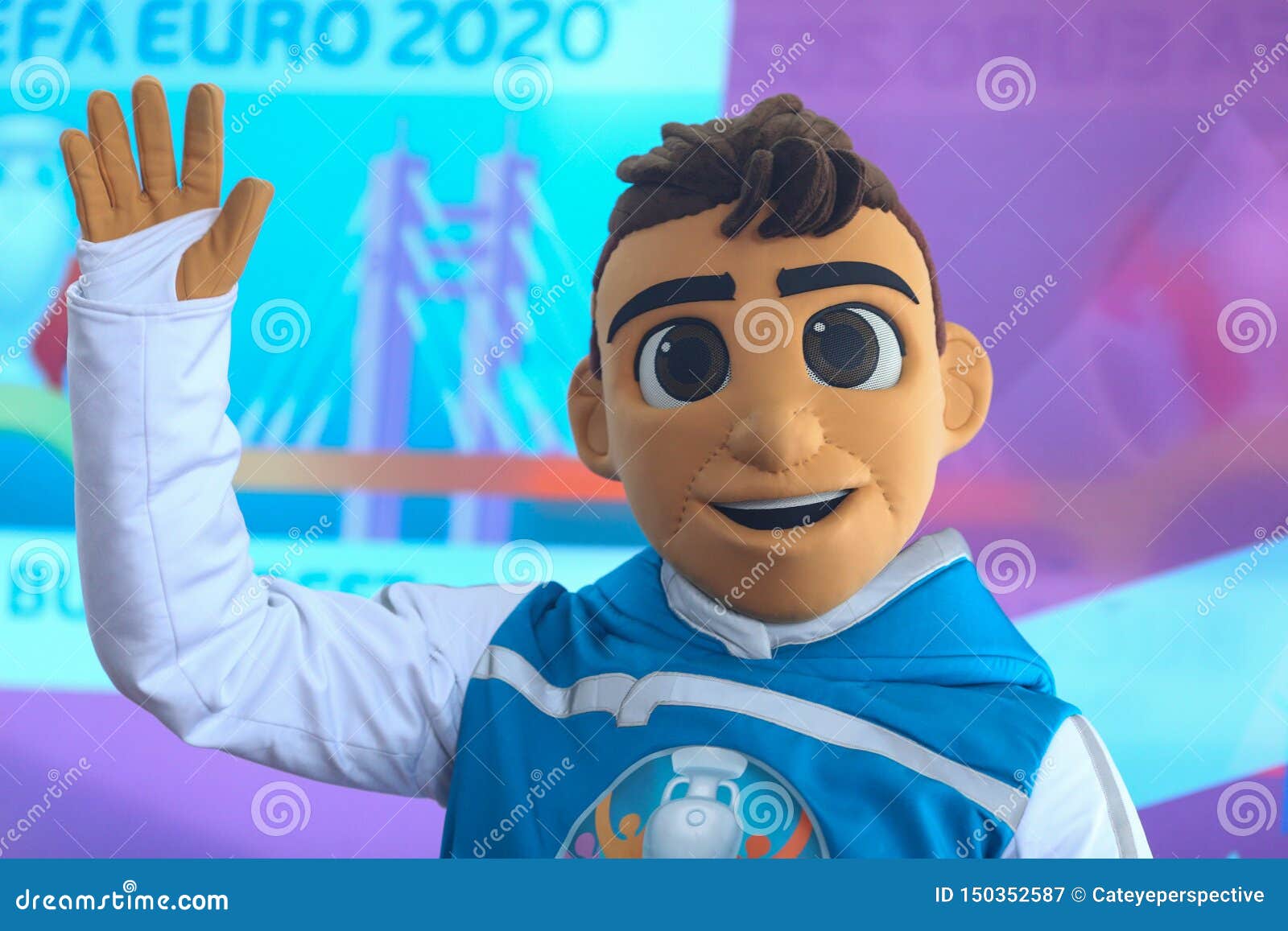 Skillzy, the Official Mascot for the Euro 2020 Football Tournament, is