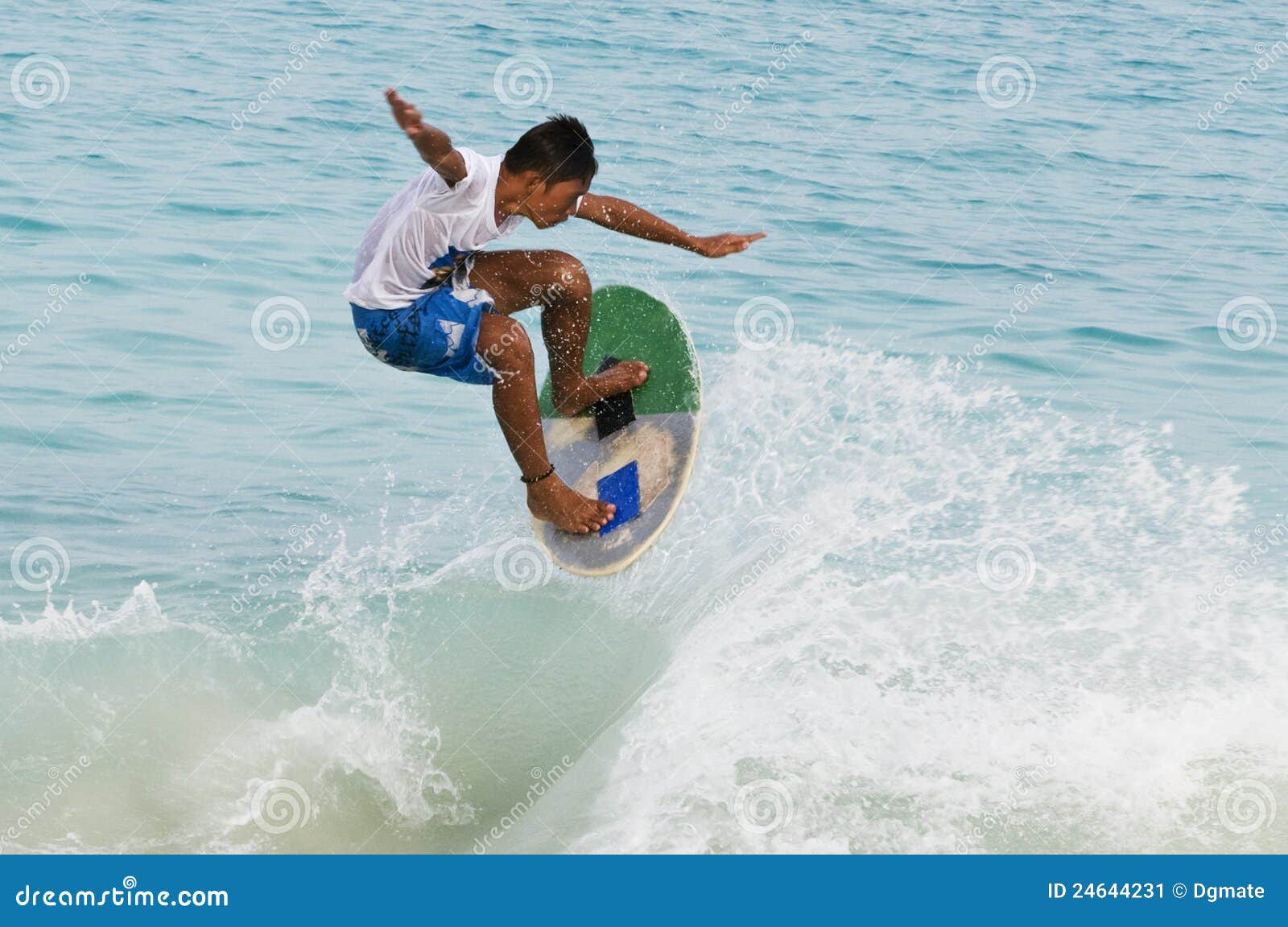 Skim boarding stock image. Image of boarder, holiday 24644231