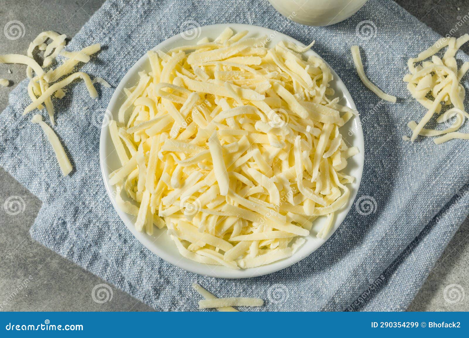 Skim Shredded Mozzarella Cheese Stock Image Image of ingredient, heap