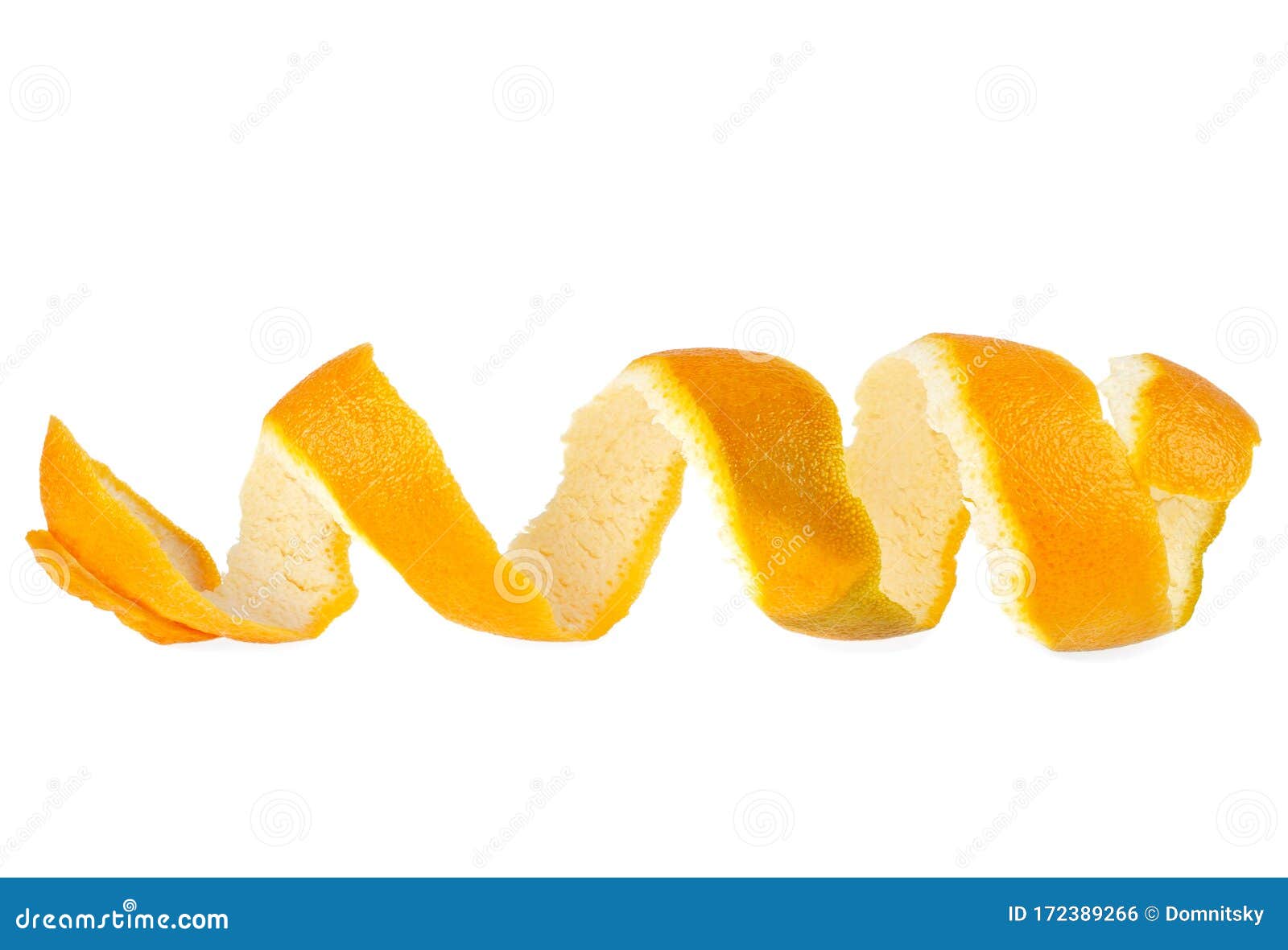 Skin Of Orange Isolated On White Background Stock Photo Image Of