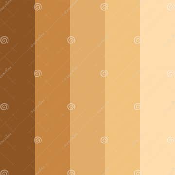 Skin Tones Color Palette Vector Stock Vector - Illustration of dark ...