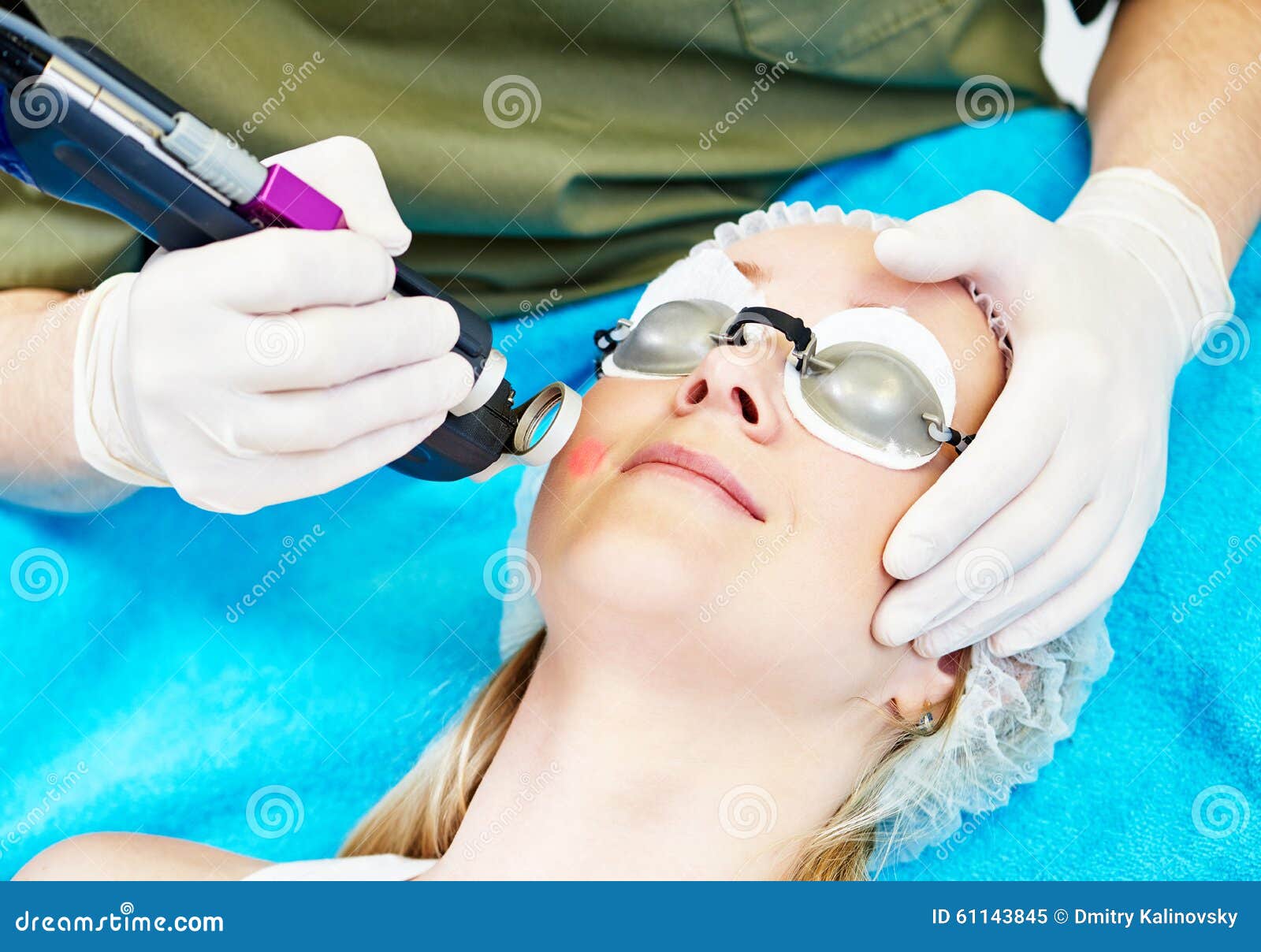 skincare laser cosmetology procedure