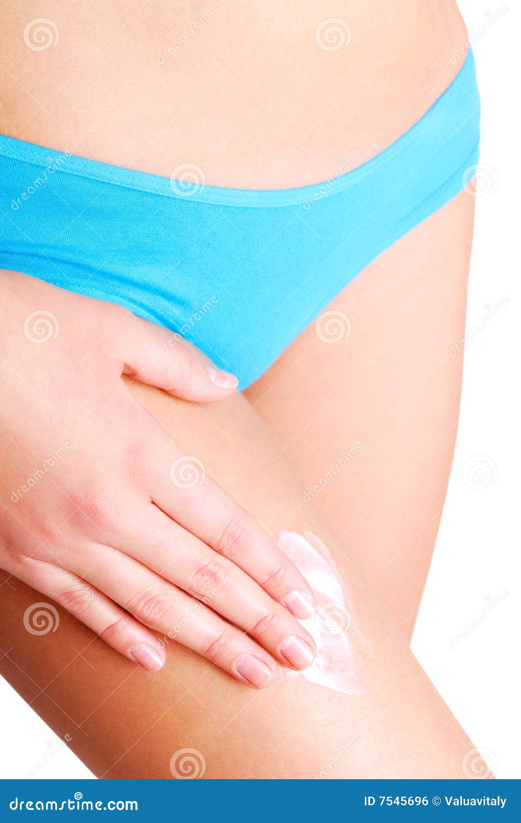 Skincare of legs stock photo. Image of cosmetic, healthy 7545696