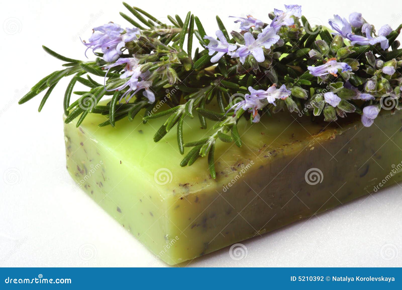 Skincare, Natural Rosemary Soap. Stock Photo Image of cosmetics