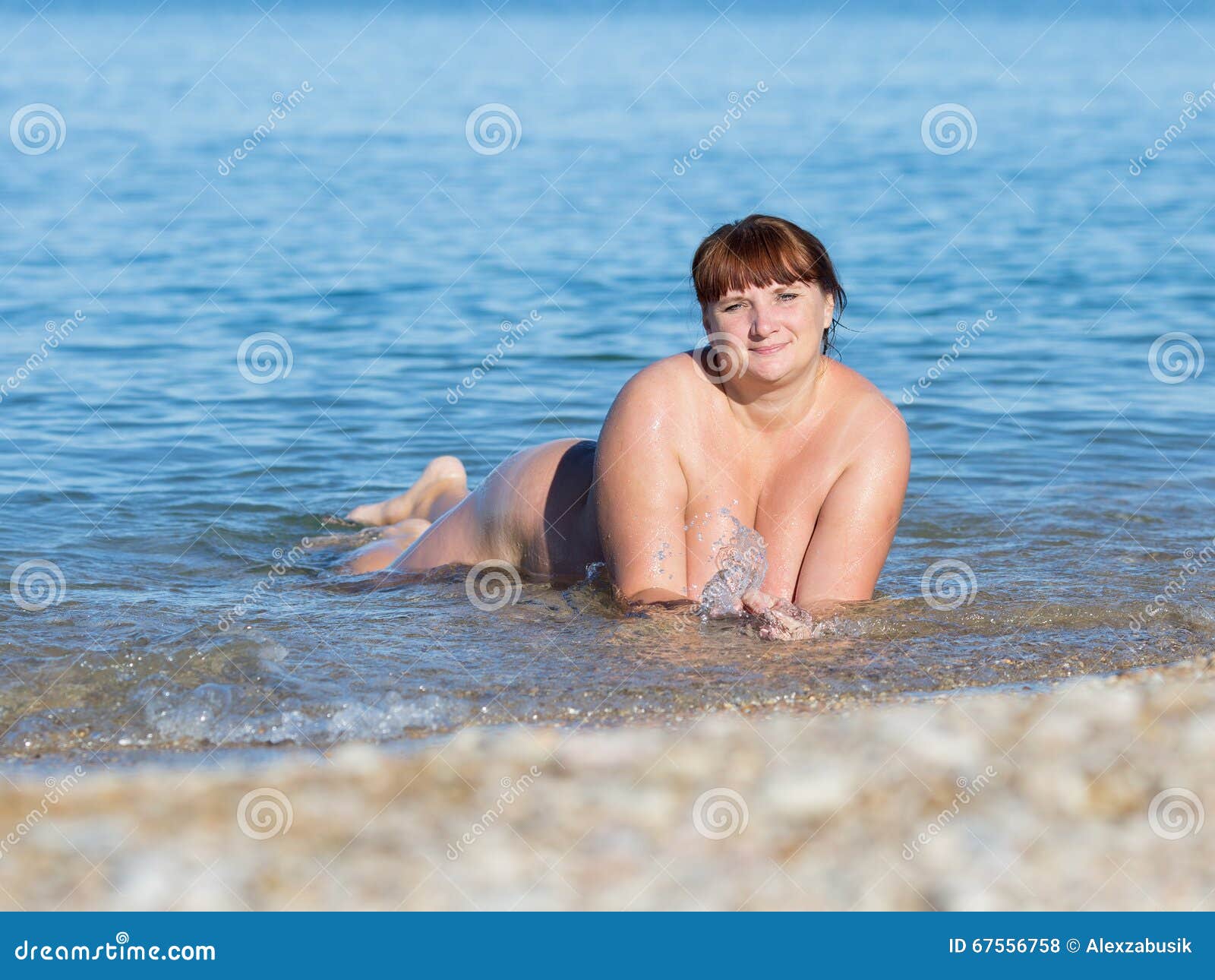 Nudist Women Skinny Dip