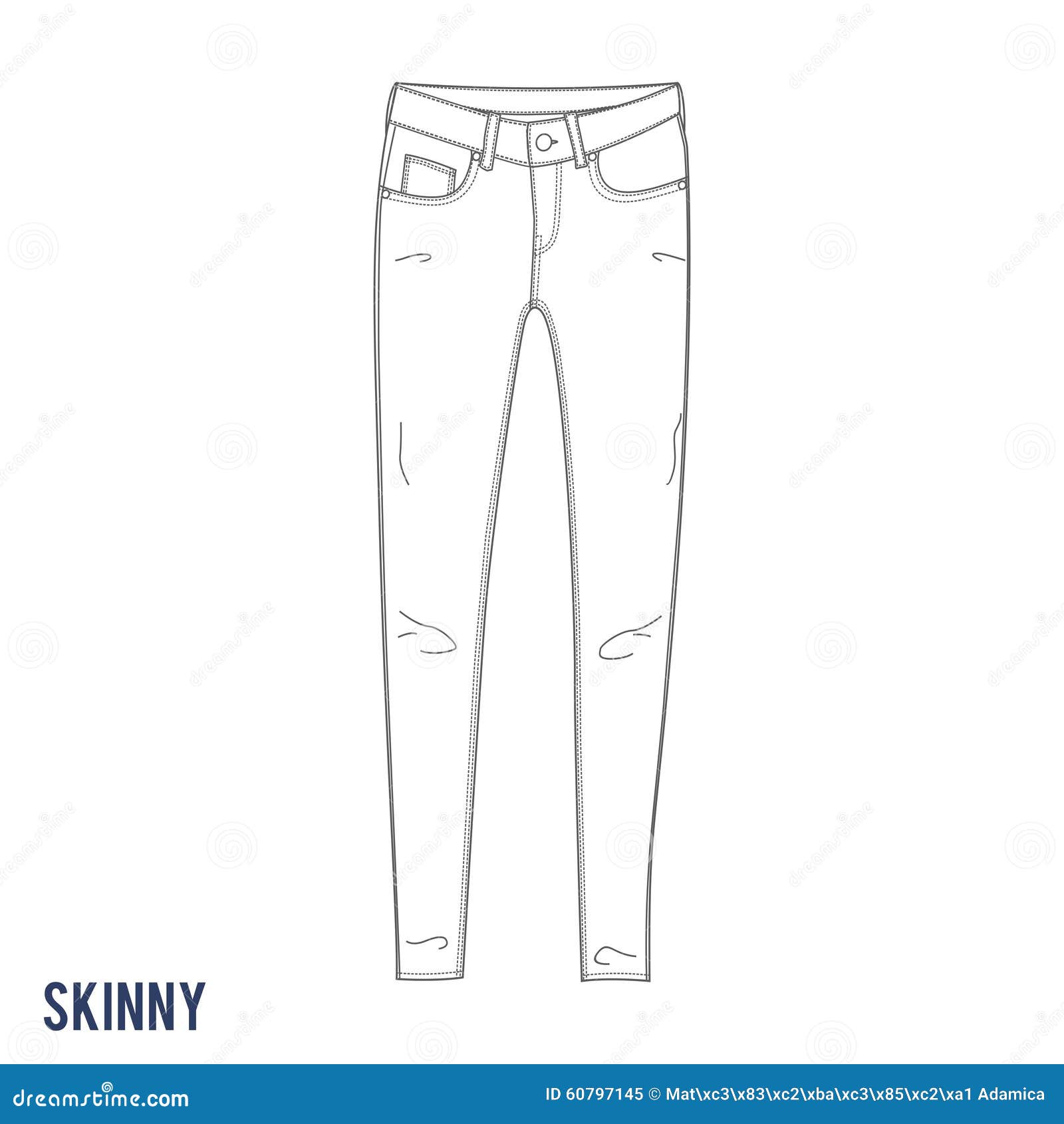 Ginger Skinny Jeans Pattern by Closet Core – fibresmith