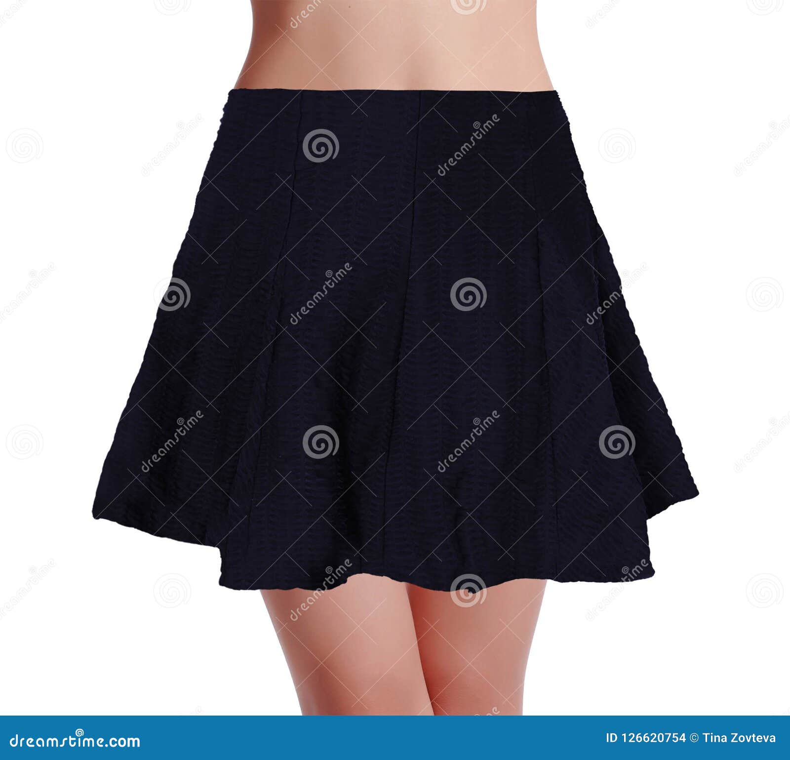 Skirt isolated on a white stock photo. Image of heels - 126620754