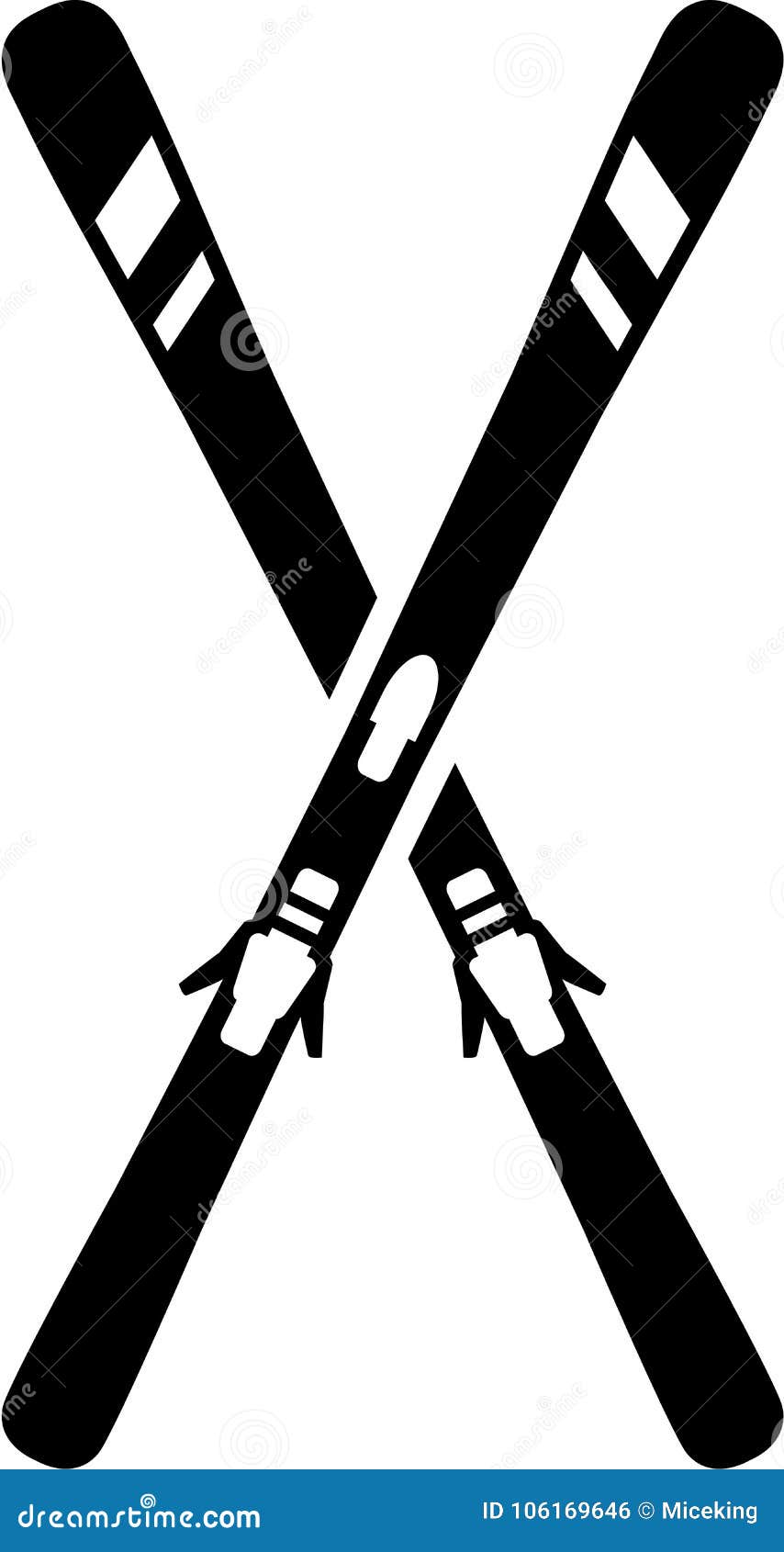 Crossed Skis Logo