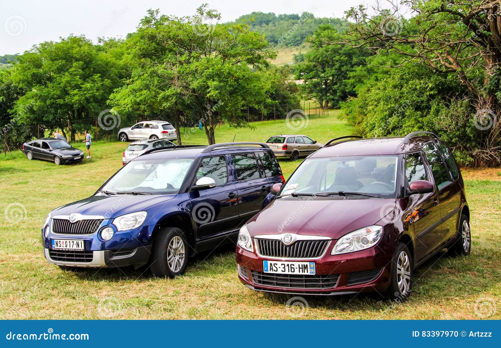 Skoda roomster hi-res stock photography and images - Alamy