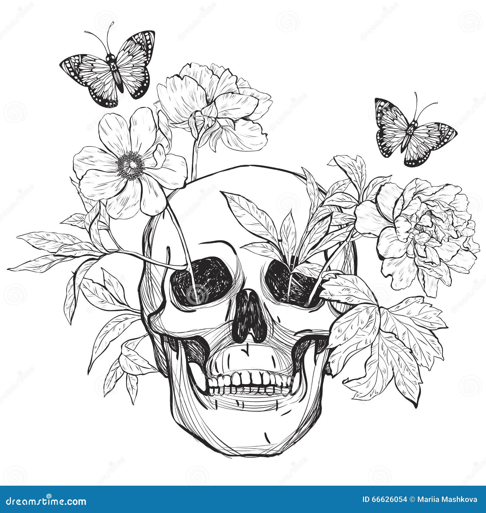 3218 Butterfly Skull Tattoo Images Stock Photos  Vectors  Shutterstock