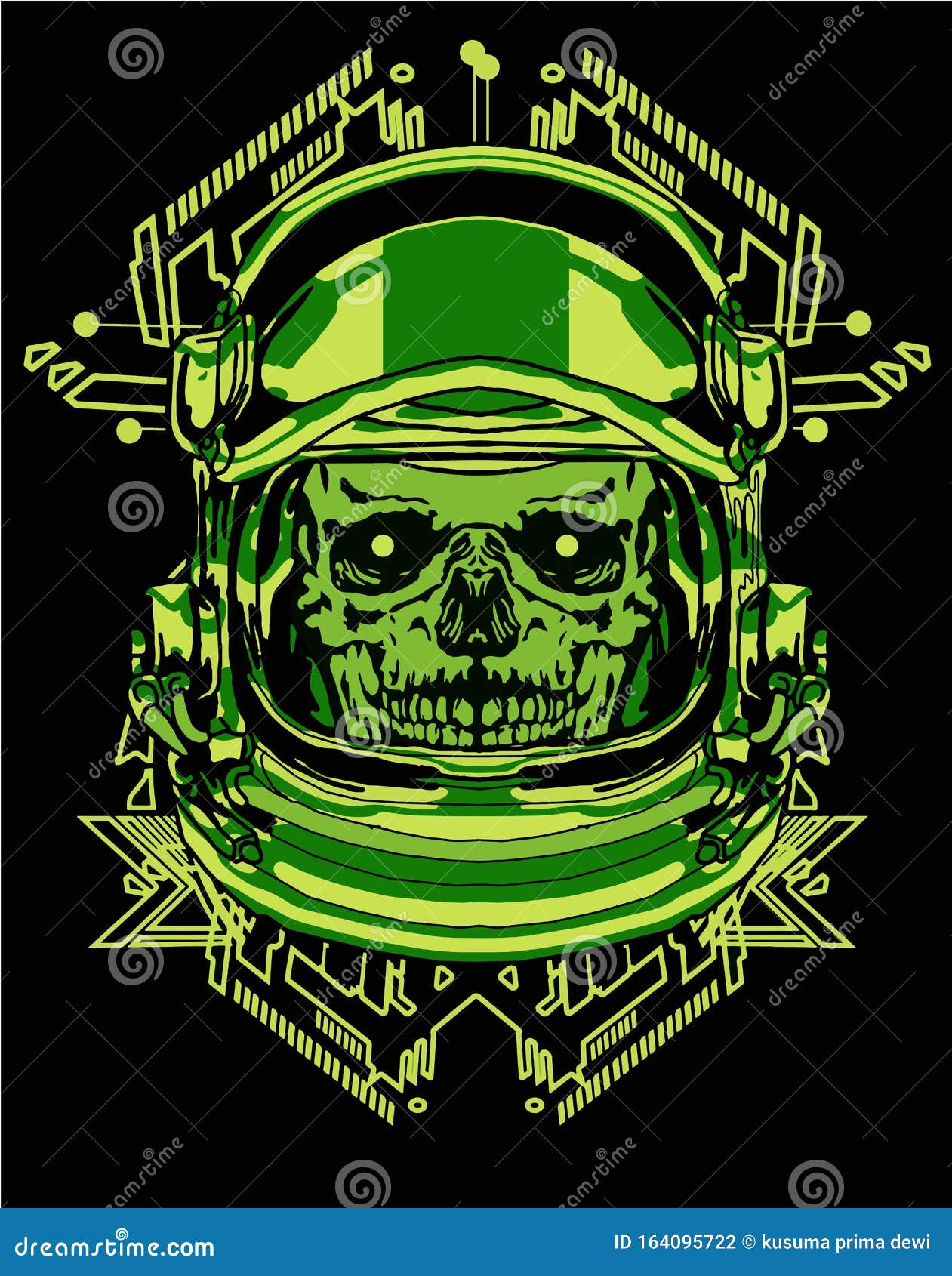 Download Skull Astronaut T Shirt Design Bundle Set Stock Illustration Illustration Of Vintage Vector 164095722