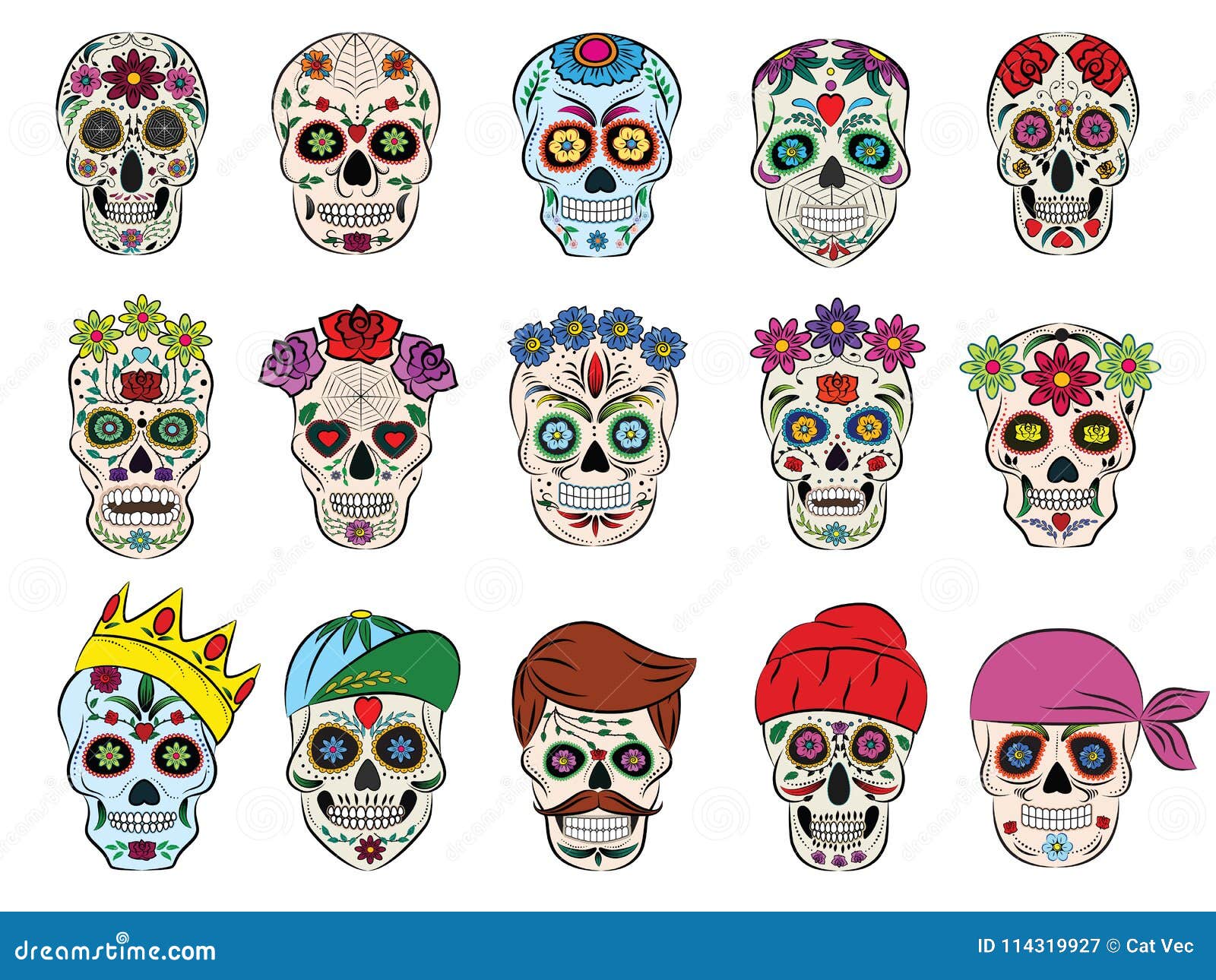 mexican skull tattoo  Gallery Tattoo