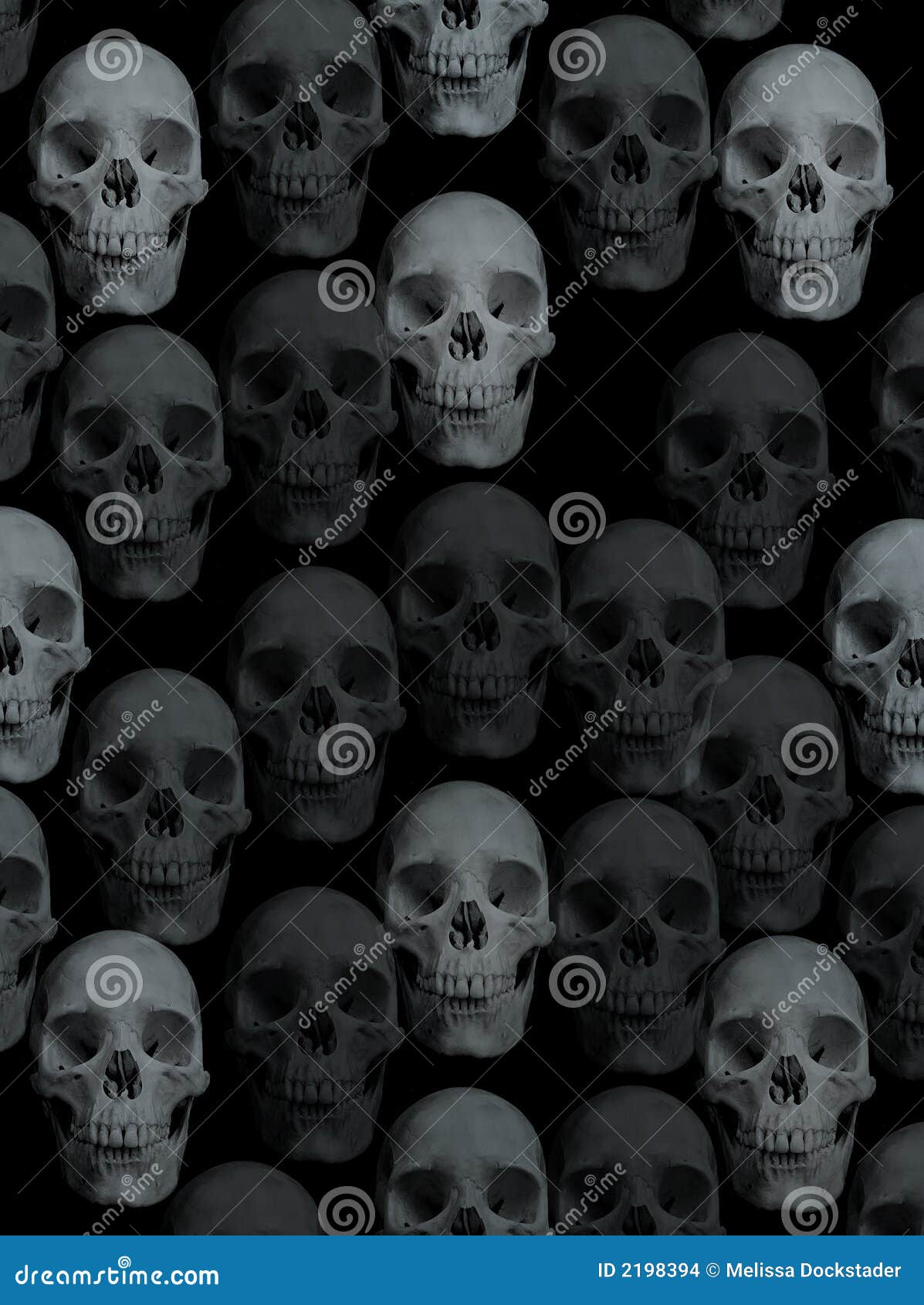 Skulls background stock illustration. Illustration of graphic - 2198394