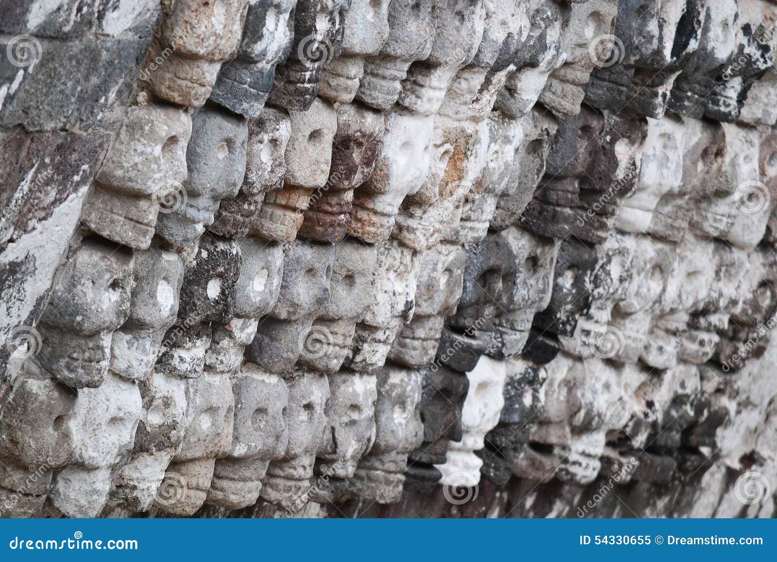 Skulls stock image. Image of skulls, wall, bones, sacrifice 54330655