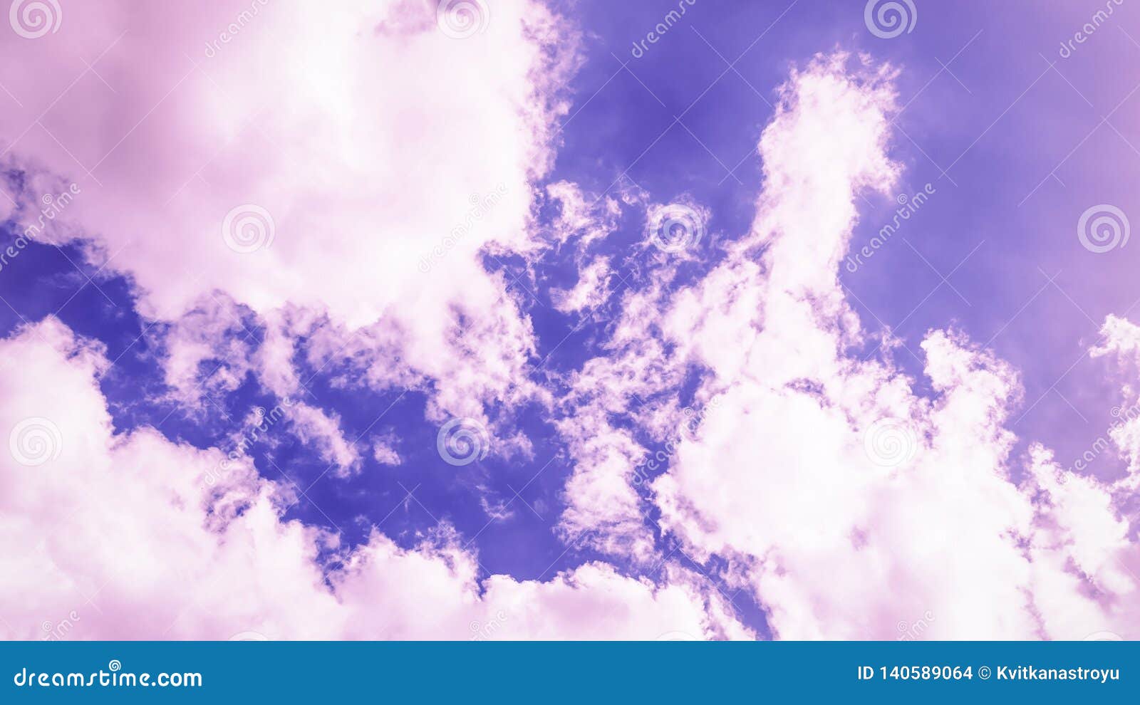 Sky Background Beautiful Pink Purple Sky With White Clouds 16 9 Stock Photo Image Of Reality Idyllic