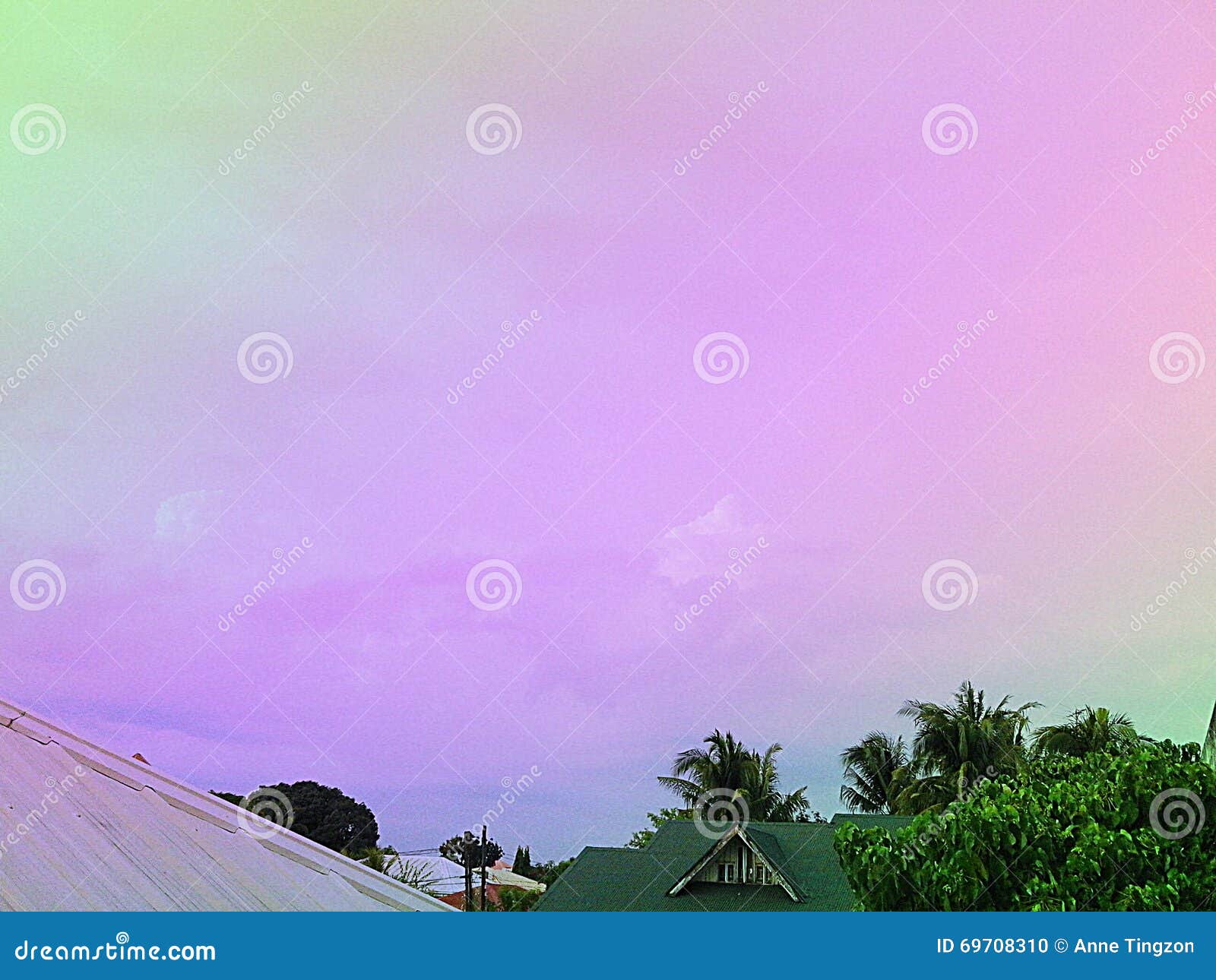Sky stock photo. Image of horizon, pastels, colored, candy - 69708310