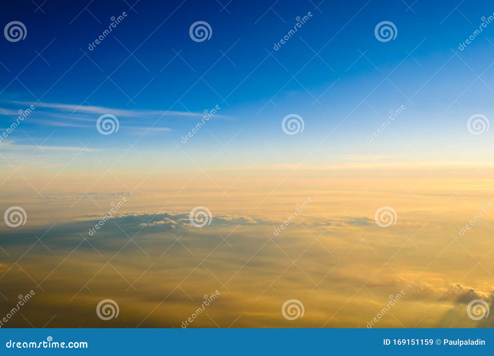 sky and clouds sunset time stratosphere nature abstract background