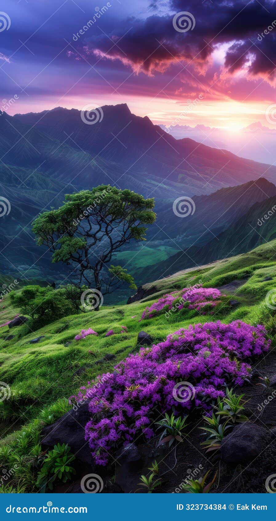 sky with colorful sunrise over mountains fresh start high resolution, photorealistic, super sunrise view for nature lovers,