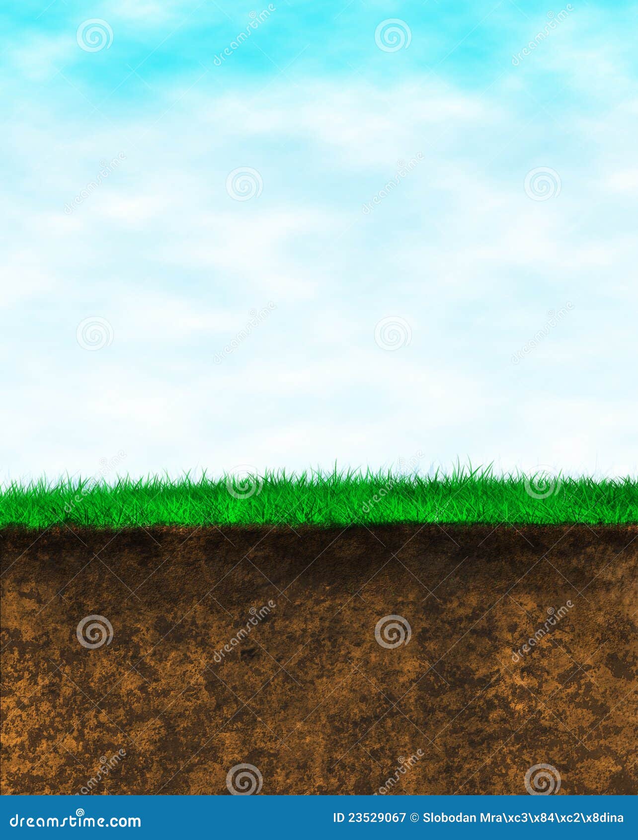 Sky Grass Earth background stock illustration. Illustration of abstract