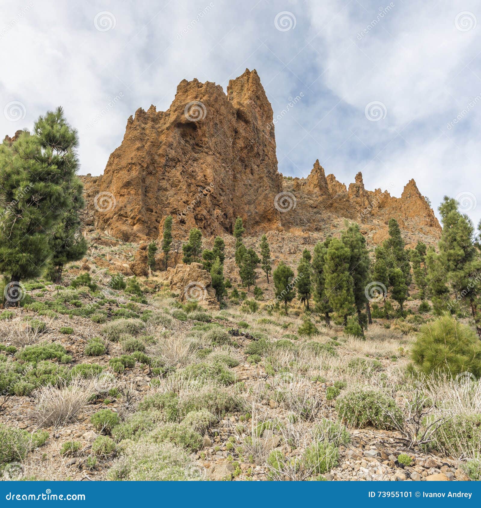 The Sky Over the Sharp Rocks Stock Image - Image of road, flower: 73955101