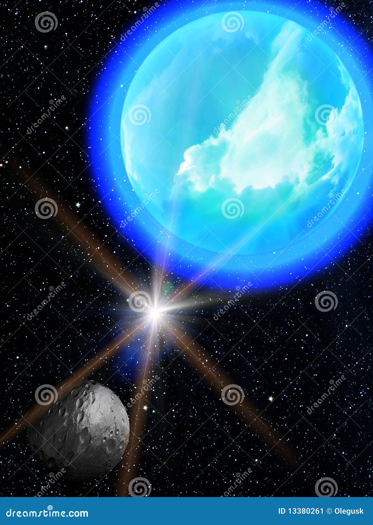 Stars And Aligned In A Rare Conjunction RoyaltyFree Stock