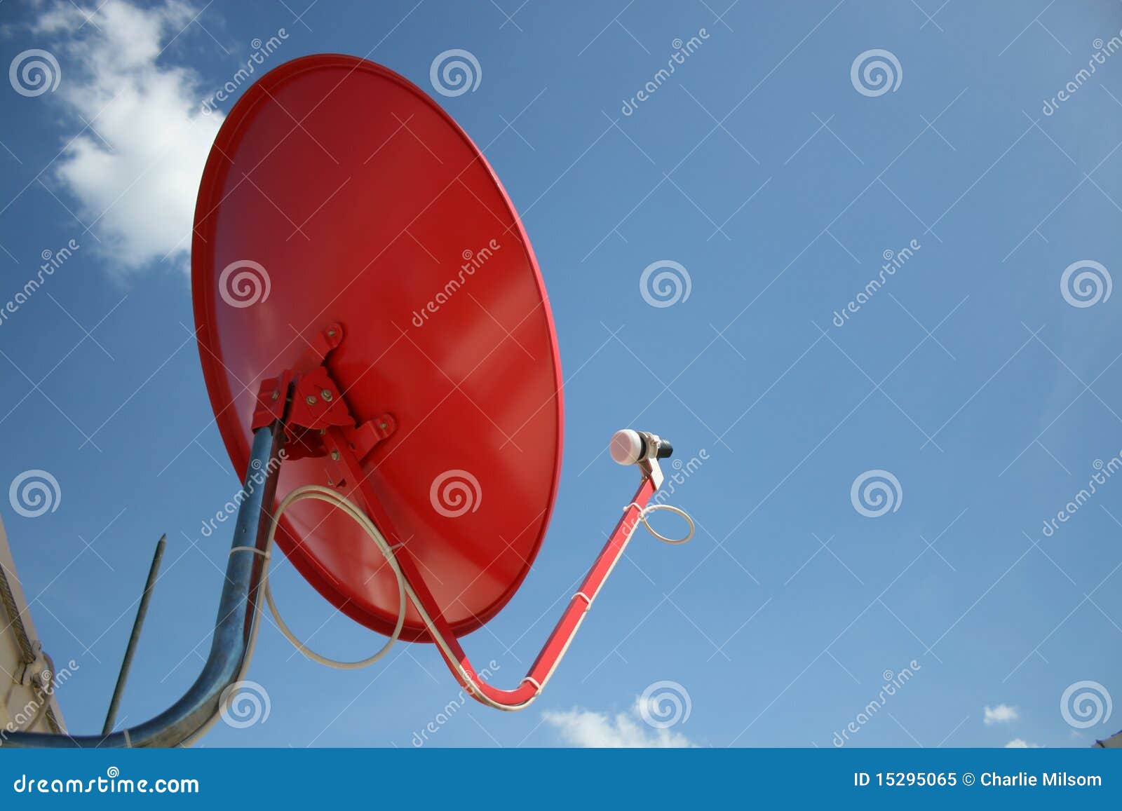 Sky TV dish, Thailand. stock image. Image of metal, digital 15295065