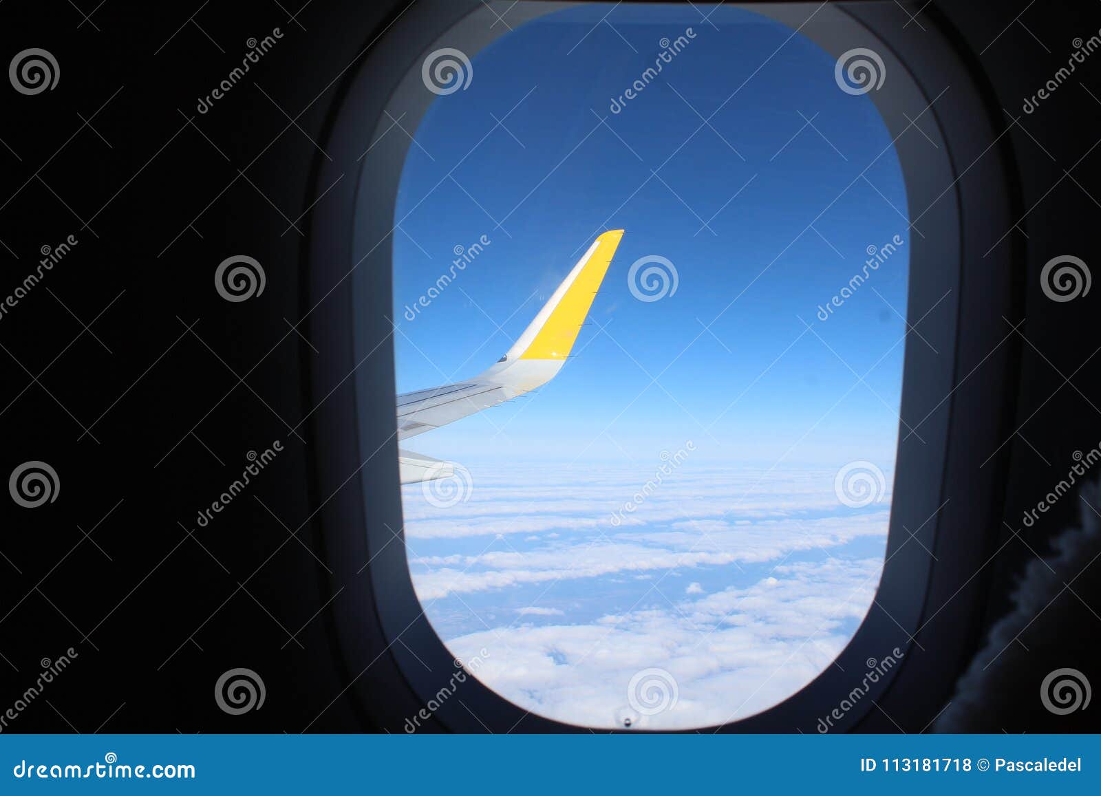 sky vieuw from a plane