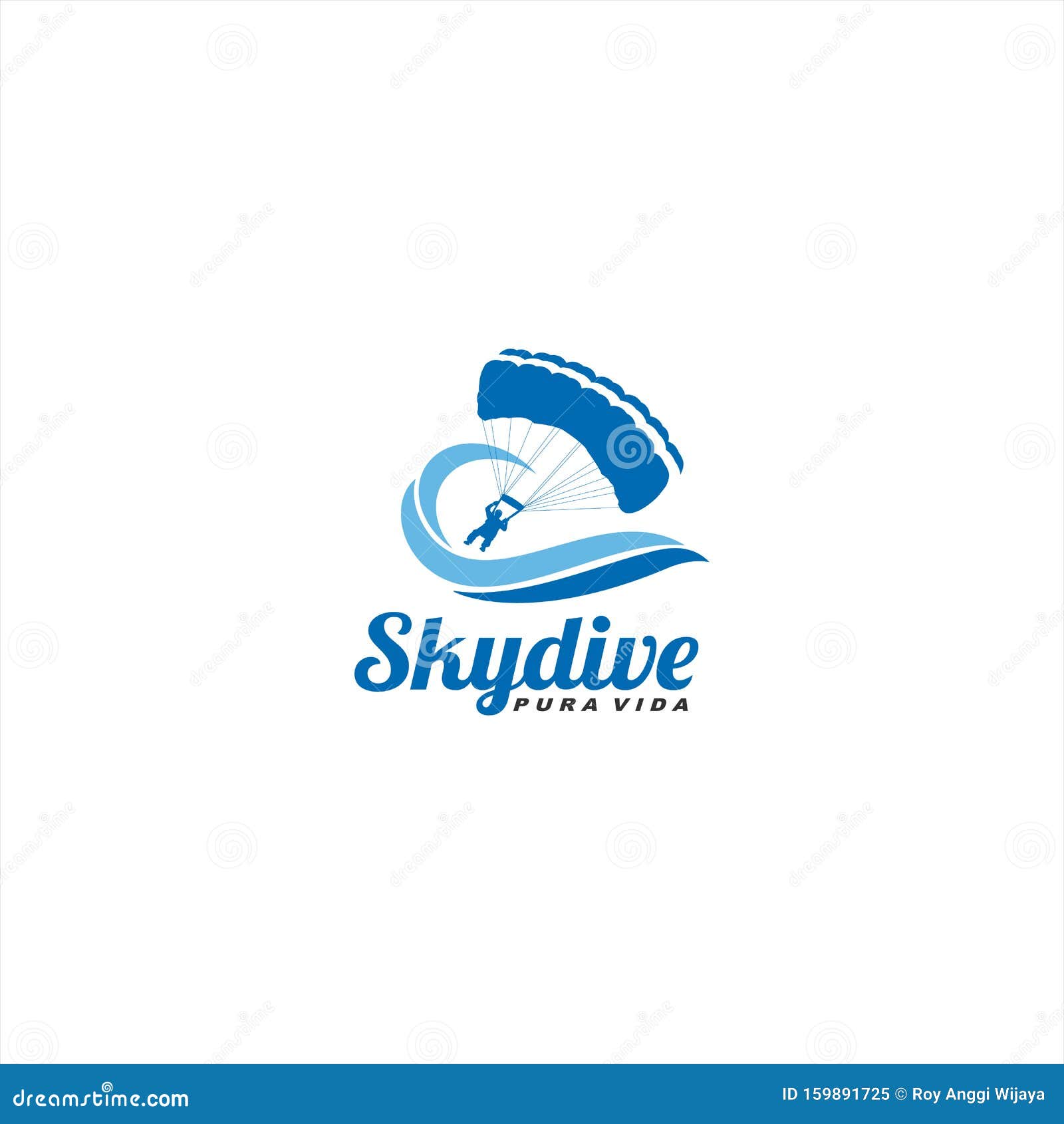 skydive logo  inspiration idea