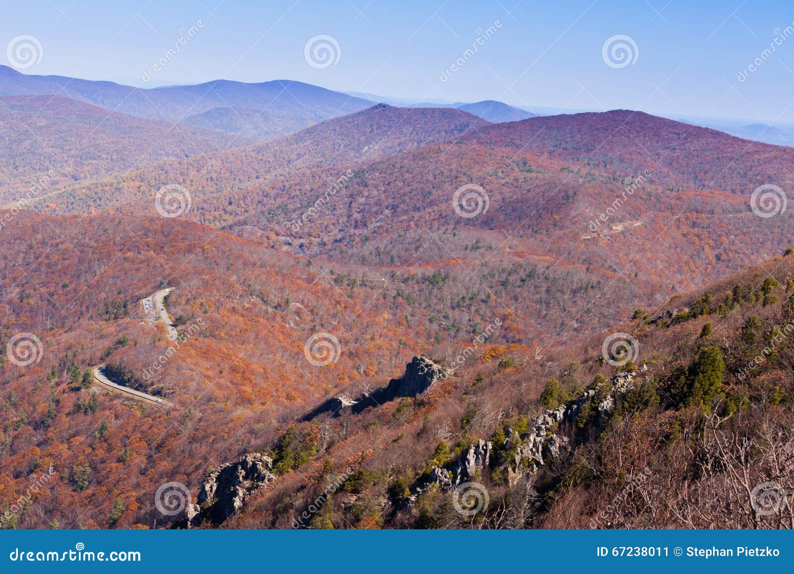 skyland drive in shenandoah national park virginia