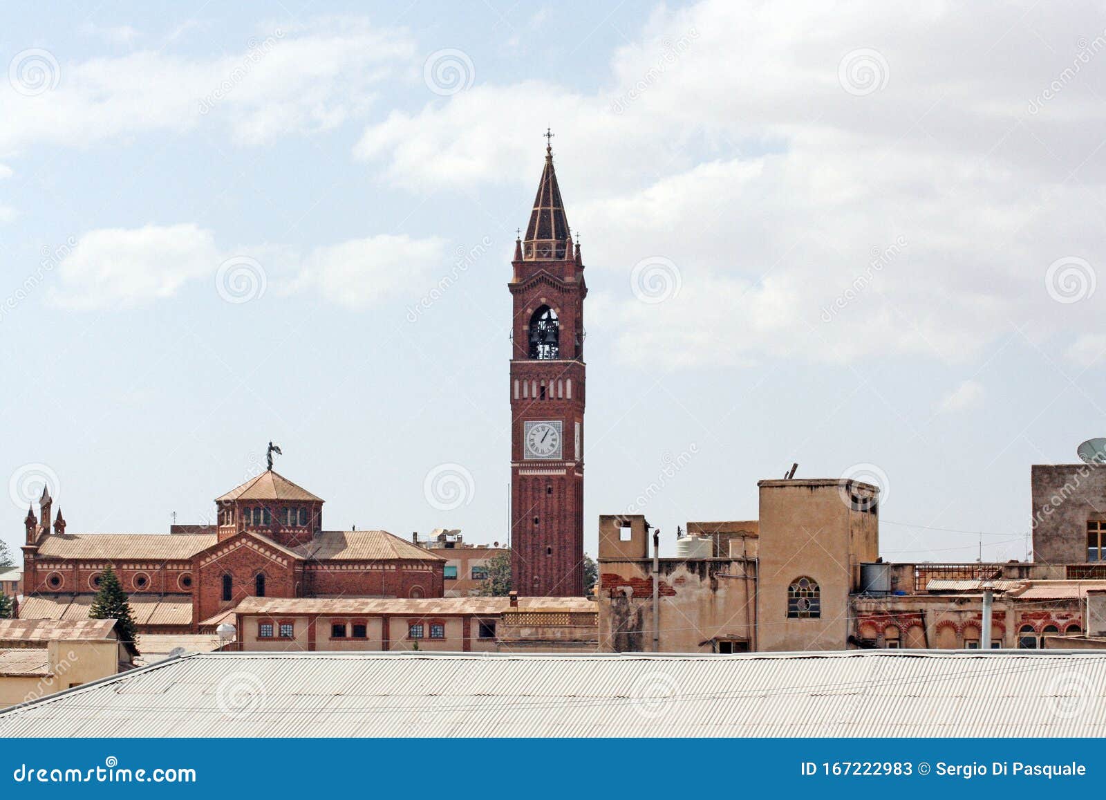  Skyline  Of Asmara  Eritrea With The Church Of Our Lady Of 