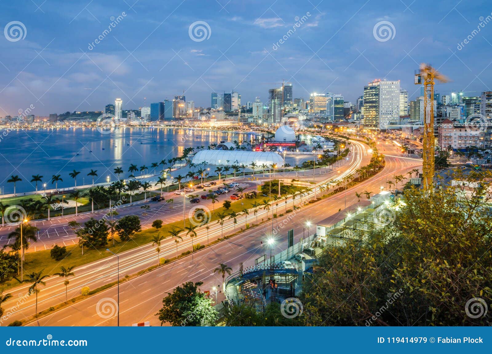 pix Capital Of Angola Africa https www dreamstime com skyline capital city luanda luanda bay seaside promenade highway afternoon angola africa skyline capital image119414979