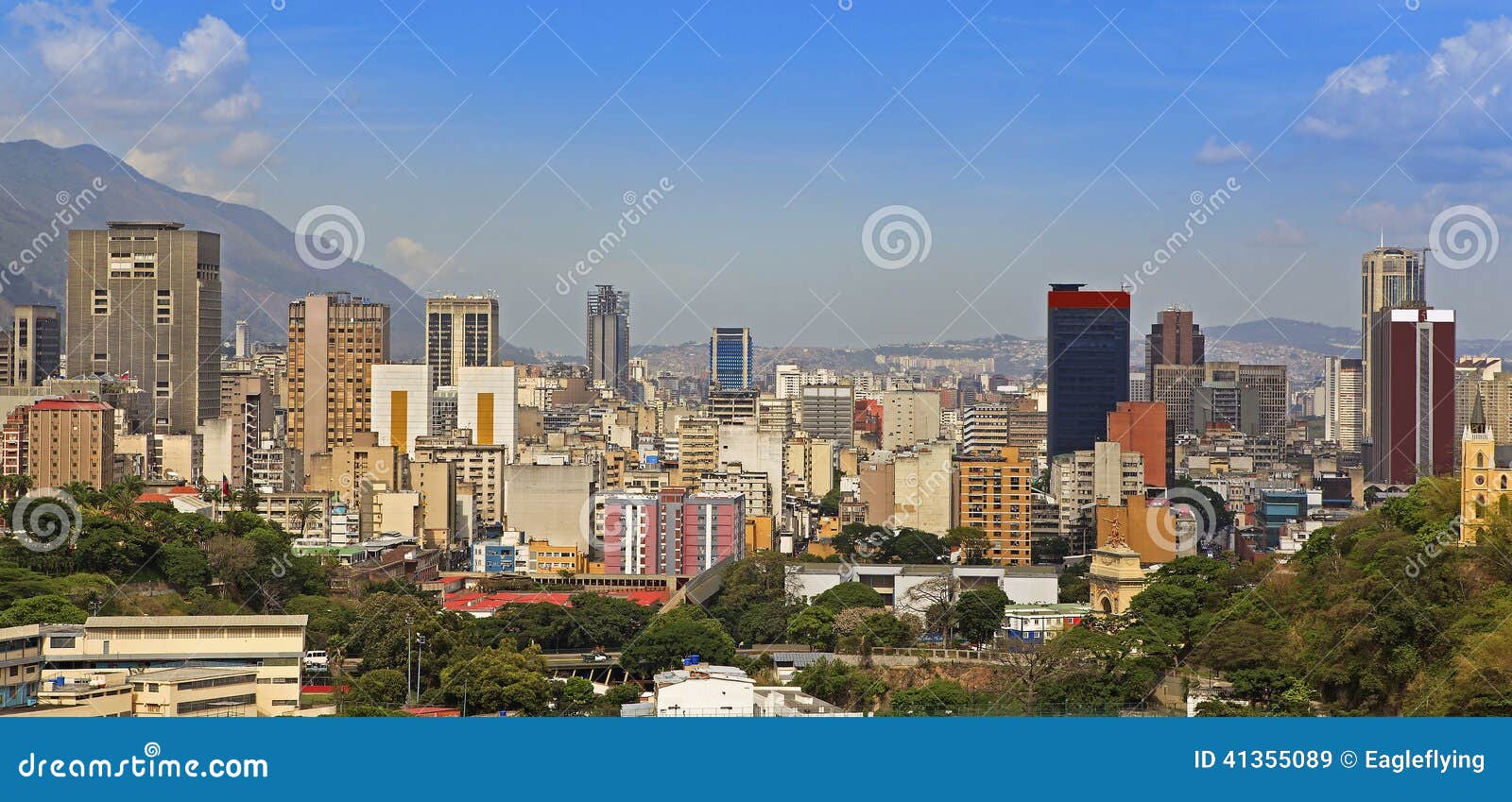 skyline of caracas. venezuela