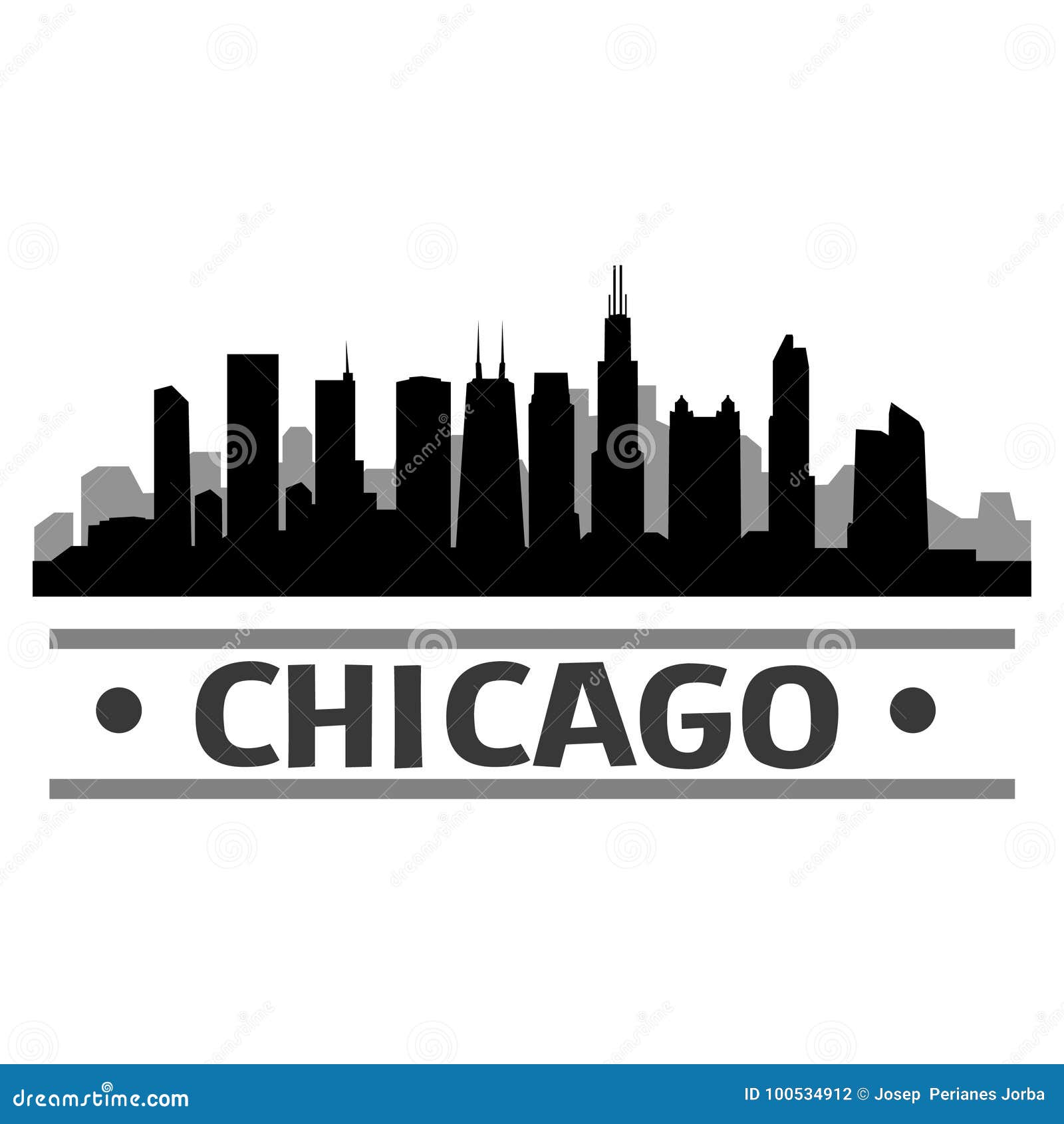 Chicago Skyline Stock Photo | CartoonDealer.com #2095488