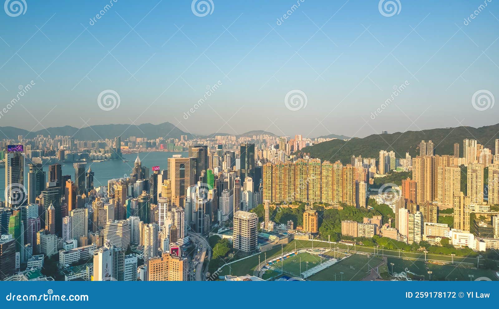 The Skyline of Happy Valley, Hong Kong 14 Oct 2022 Editorial