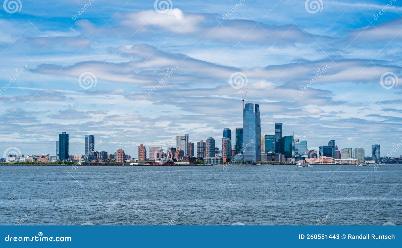 Skyline of Jersey City in New Jersey Editorial Stock Photo Image of
