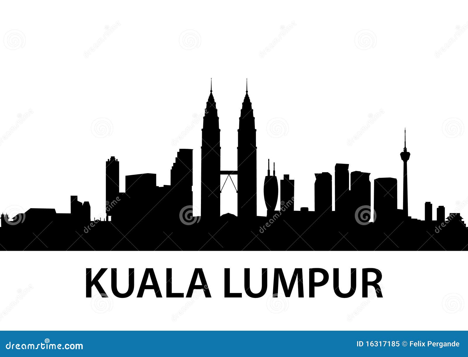 Skyline Kuala Lumpur Royalty Free Stock Photo - Image: 16317185