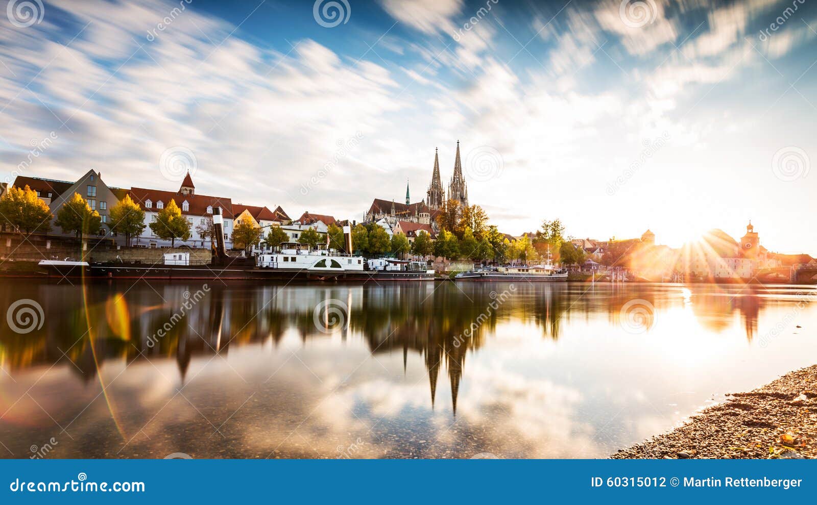 Skyline Regensburg stock photo. Image of buildings, beautiful - 60315012