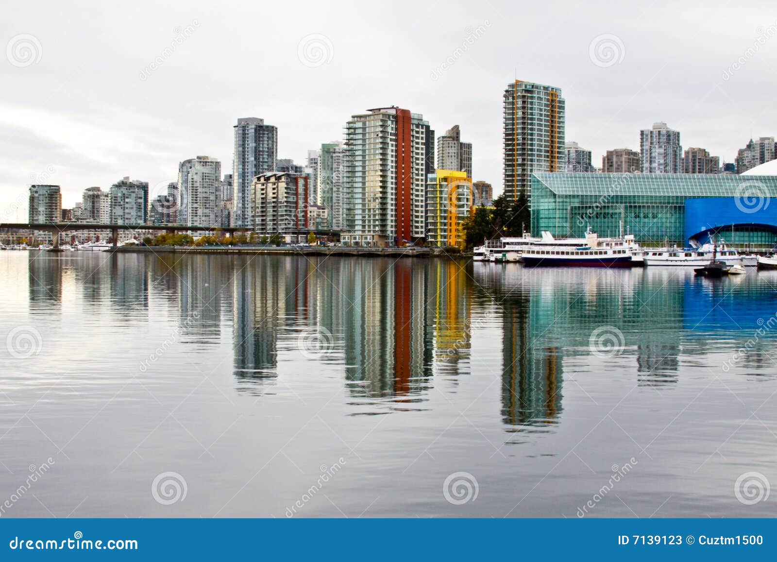 skyline in vancouver canada