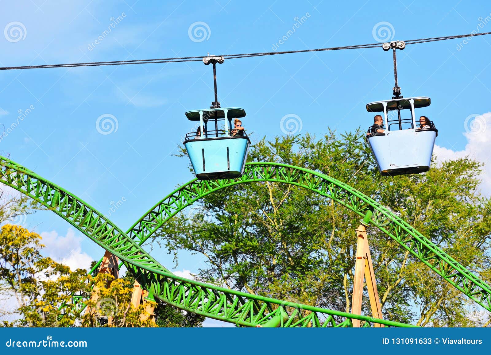 Skyride Is A Transportation Attraction At Busch Gardens ...