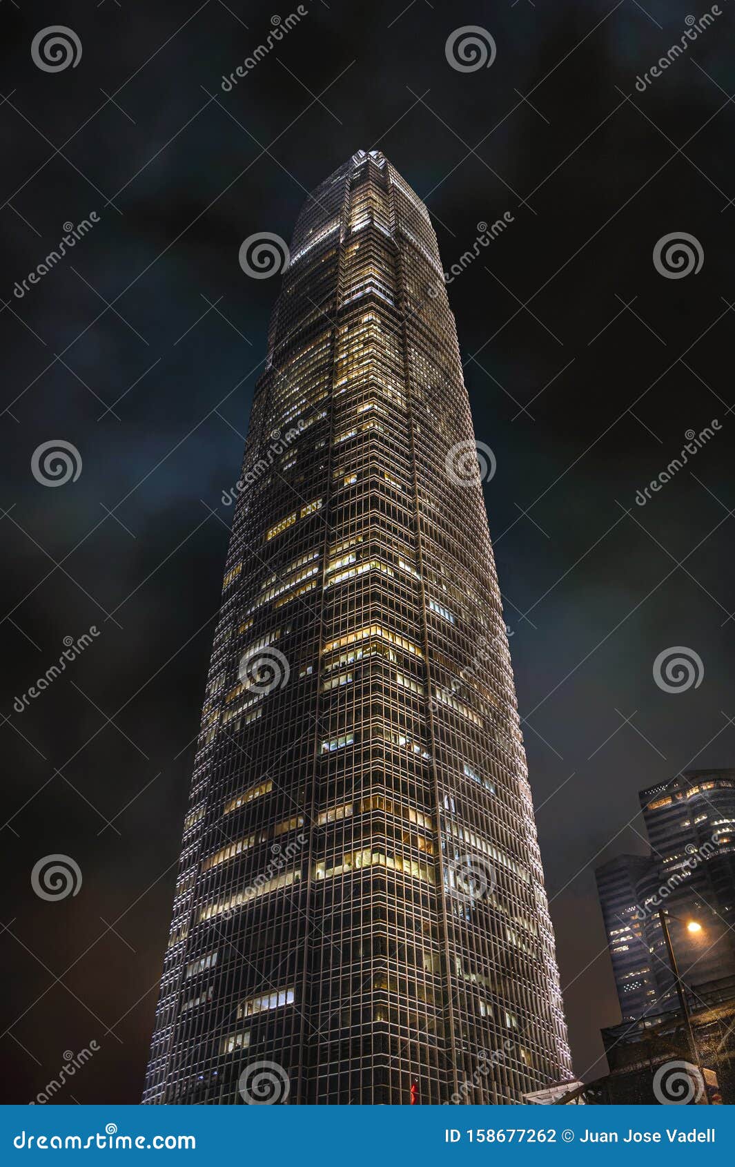 skyscraper in hong kong - china
