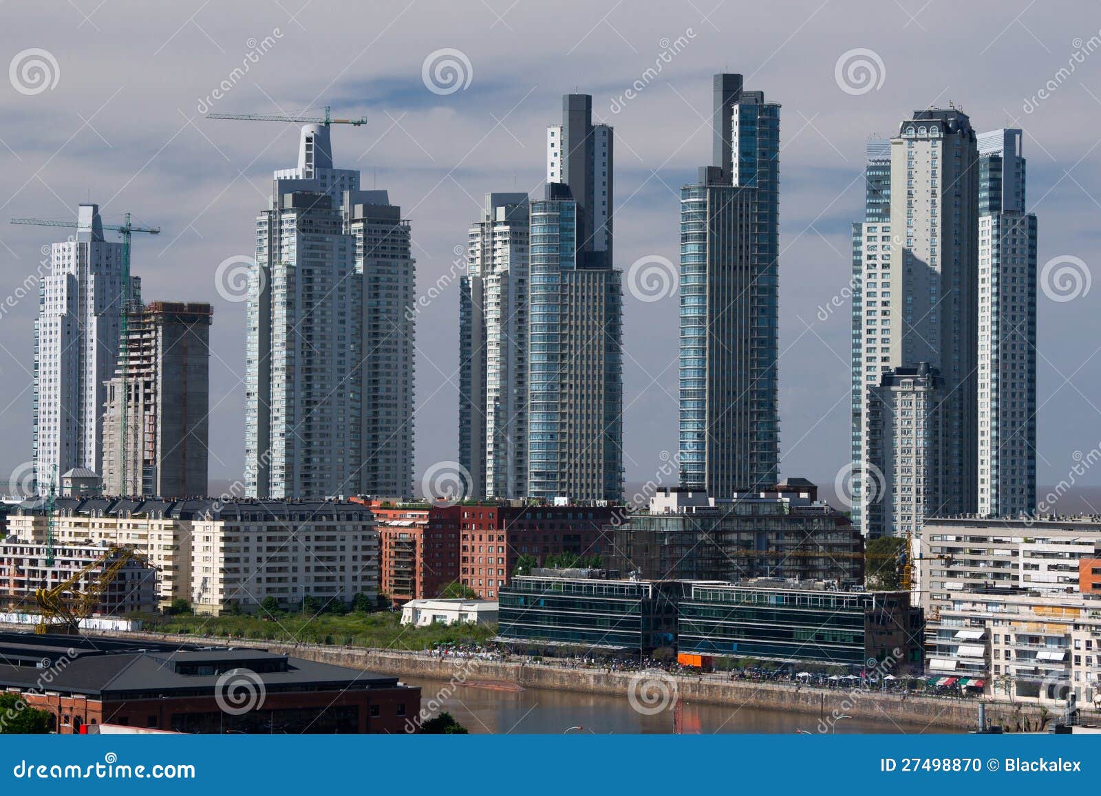 skyscrapers, puerto madero, buenos aires