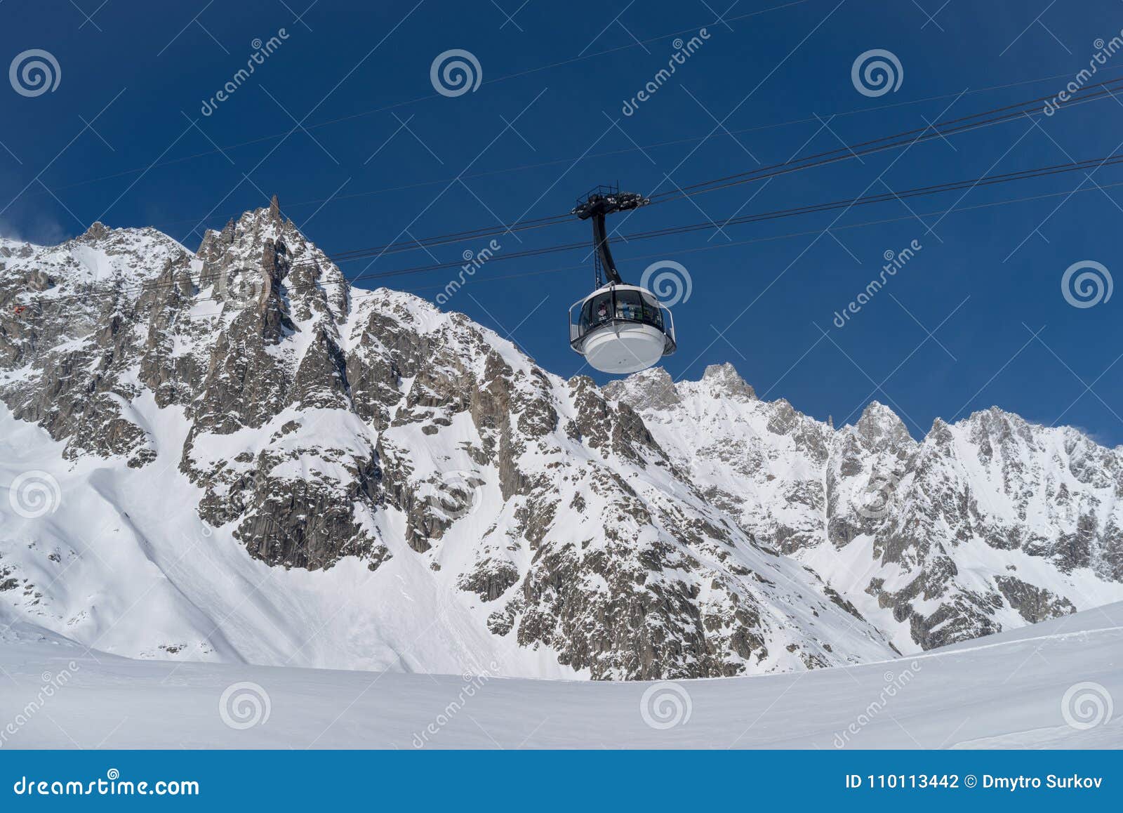 Skyway Monte Courmayeur, Italy Editorial - Image of aerial, 110113442