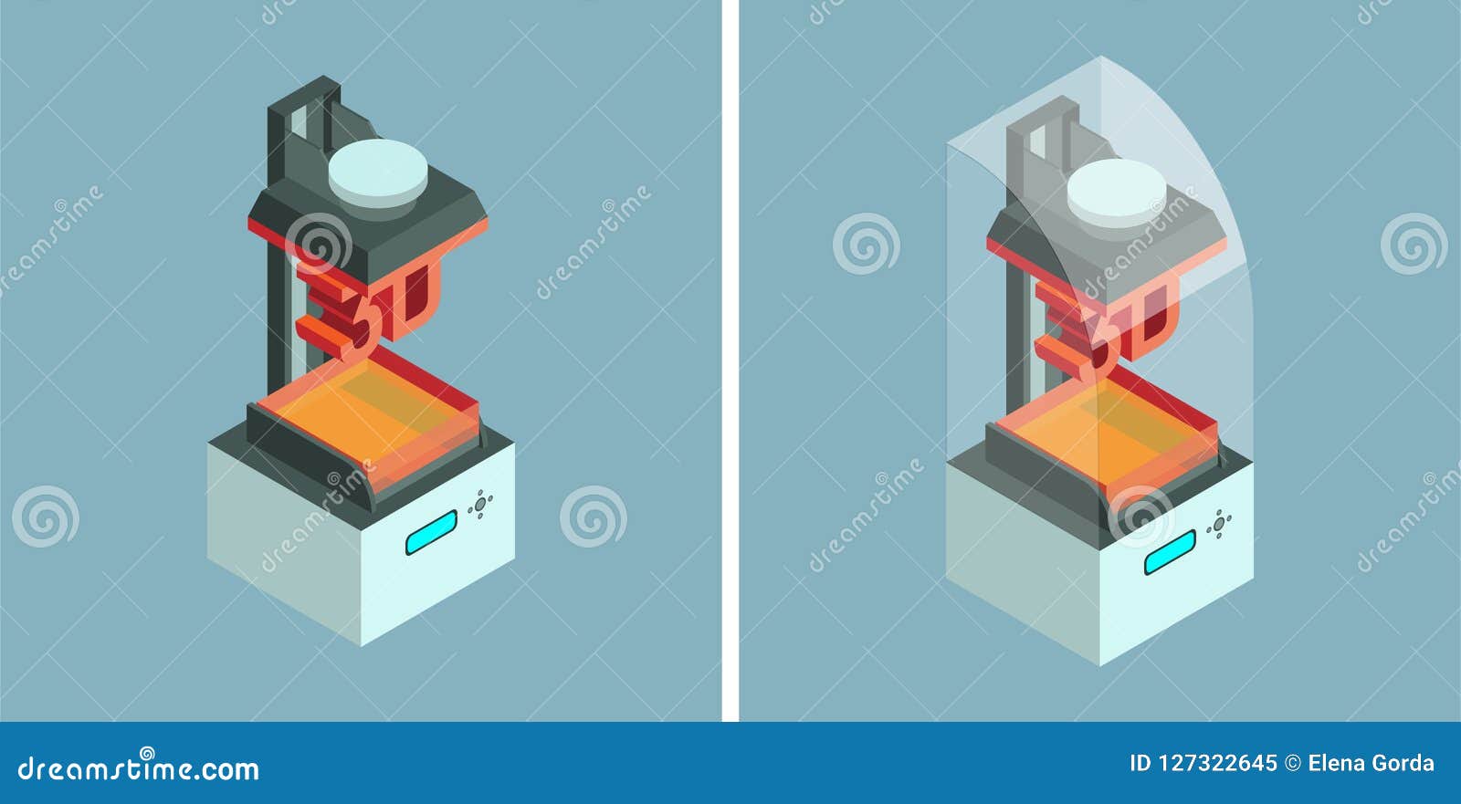 SLA 3d Printer. Vector Isometric Icons Stock Vector - Illustration of grey, black: 127322645 SLA 3d Printer. Vector Isometric Icons Stock Vector - Illustration of grey, black: 127322645
